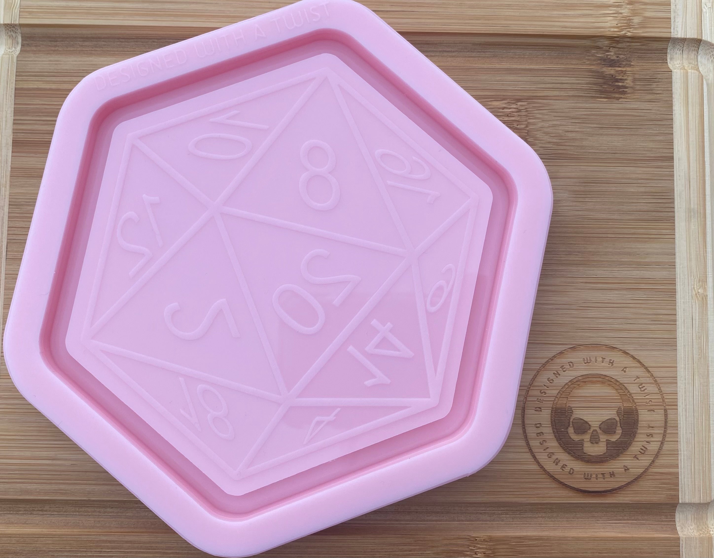 Dice & Trinket Tray Molds - Designed with a Twist - Top quality silicone molds made in the UK.