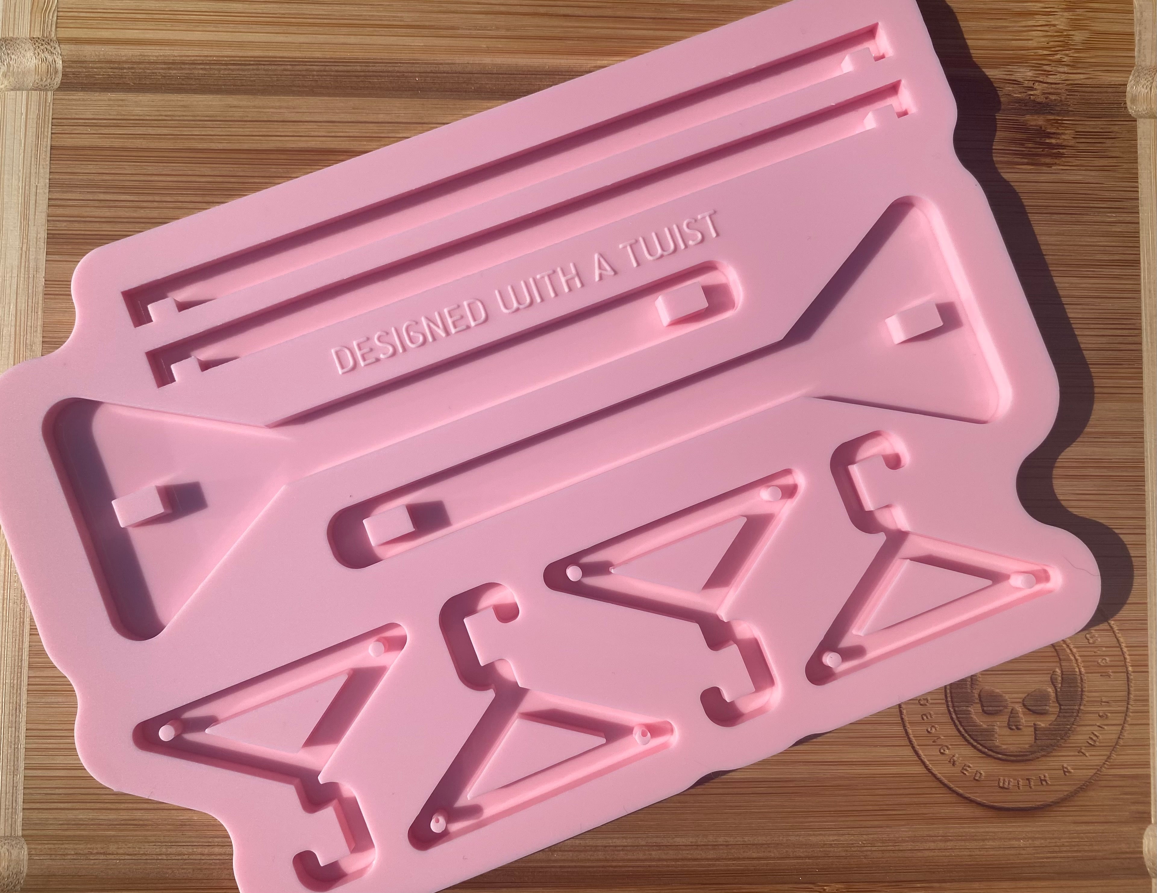 Functional/Flat/Board/Wall Plaque Molds - Designed with a Twist - Top quality silicone molds made in the UK.