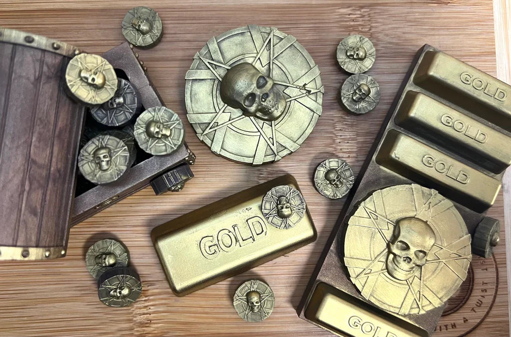Pirate Themed Molds - Designed with a Twist - Top quality silicone molds made in the UK.