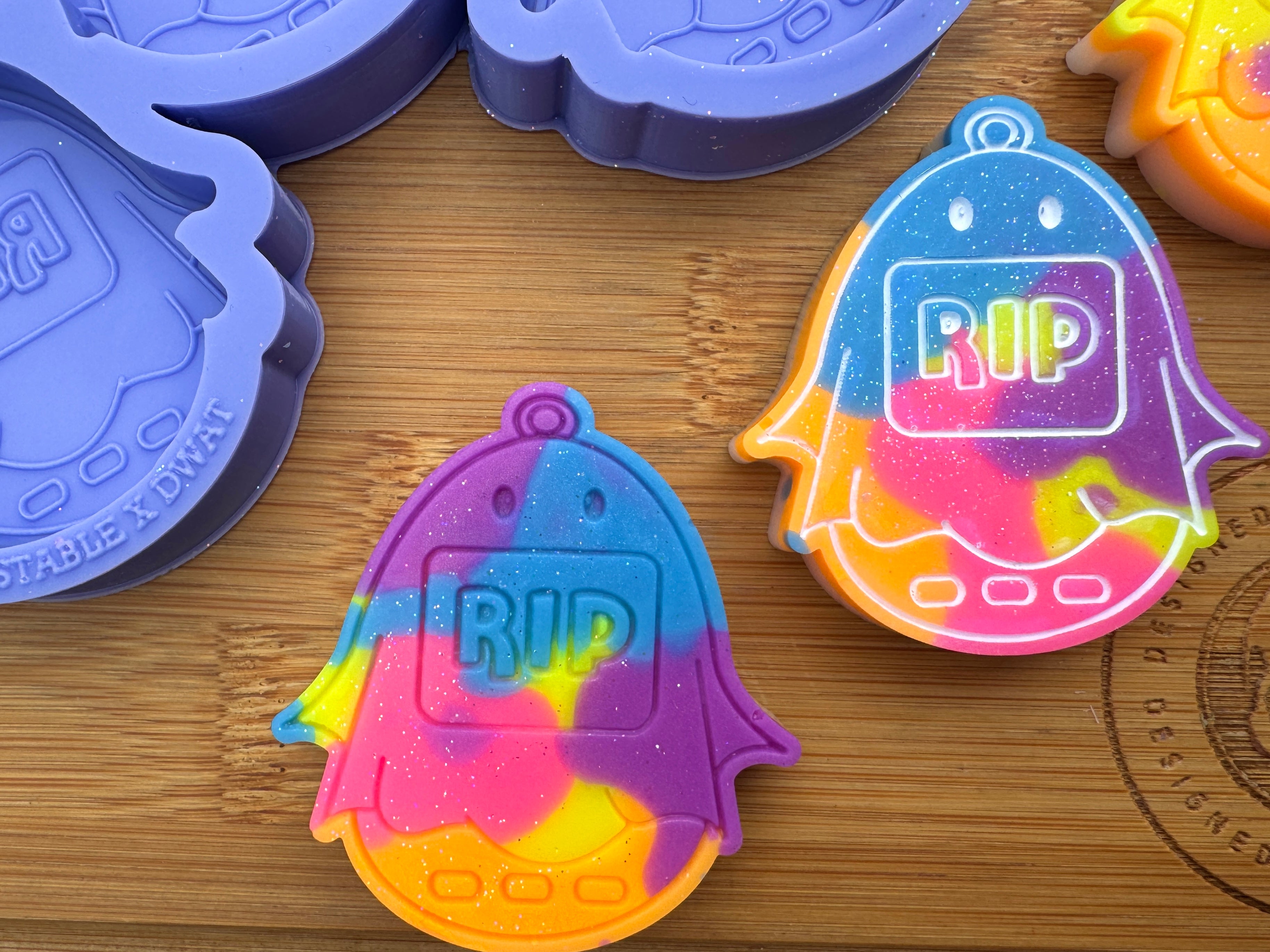 RIP Ghost Pet Silicone Trio Mold