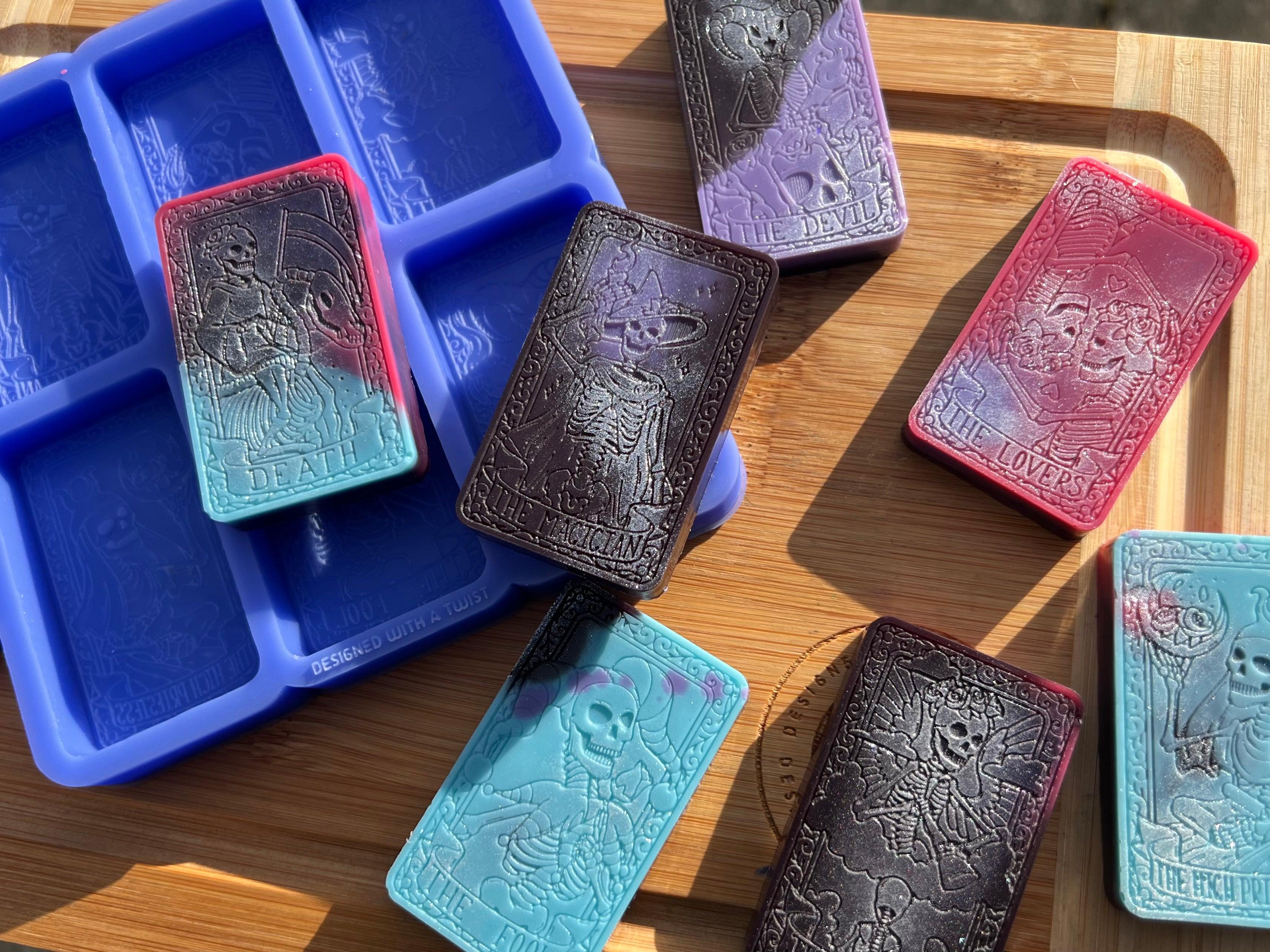 Tarot Silicone Mold - Designed with a Twist - Top quality silicone molds made in the UK.