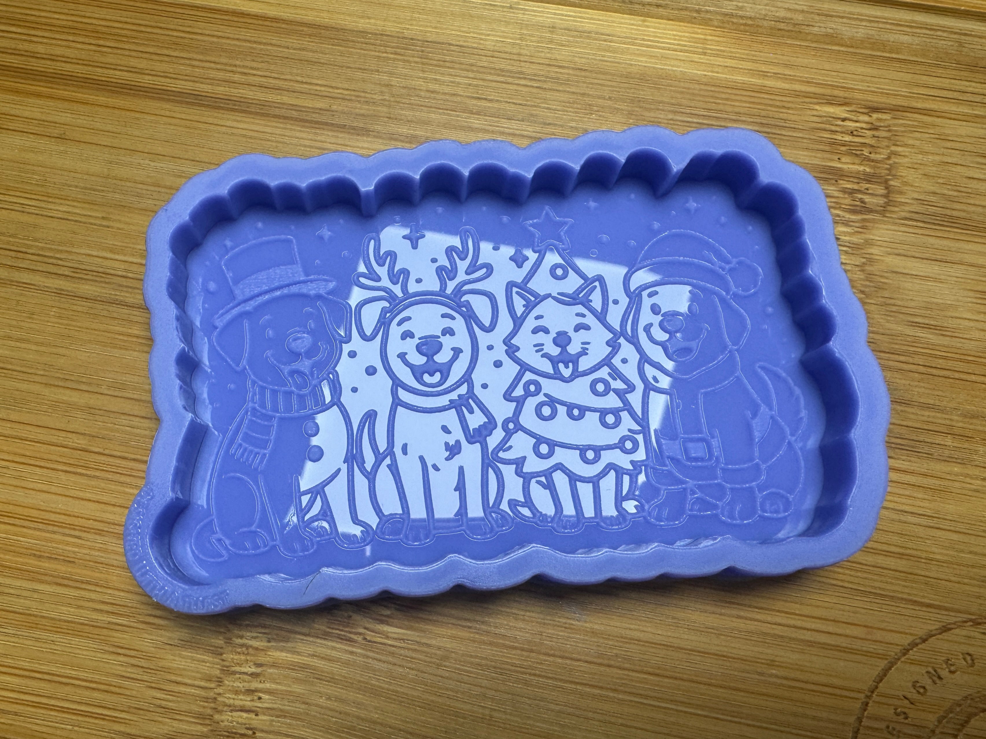 Christmas Pets Silicone Mold