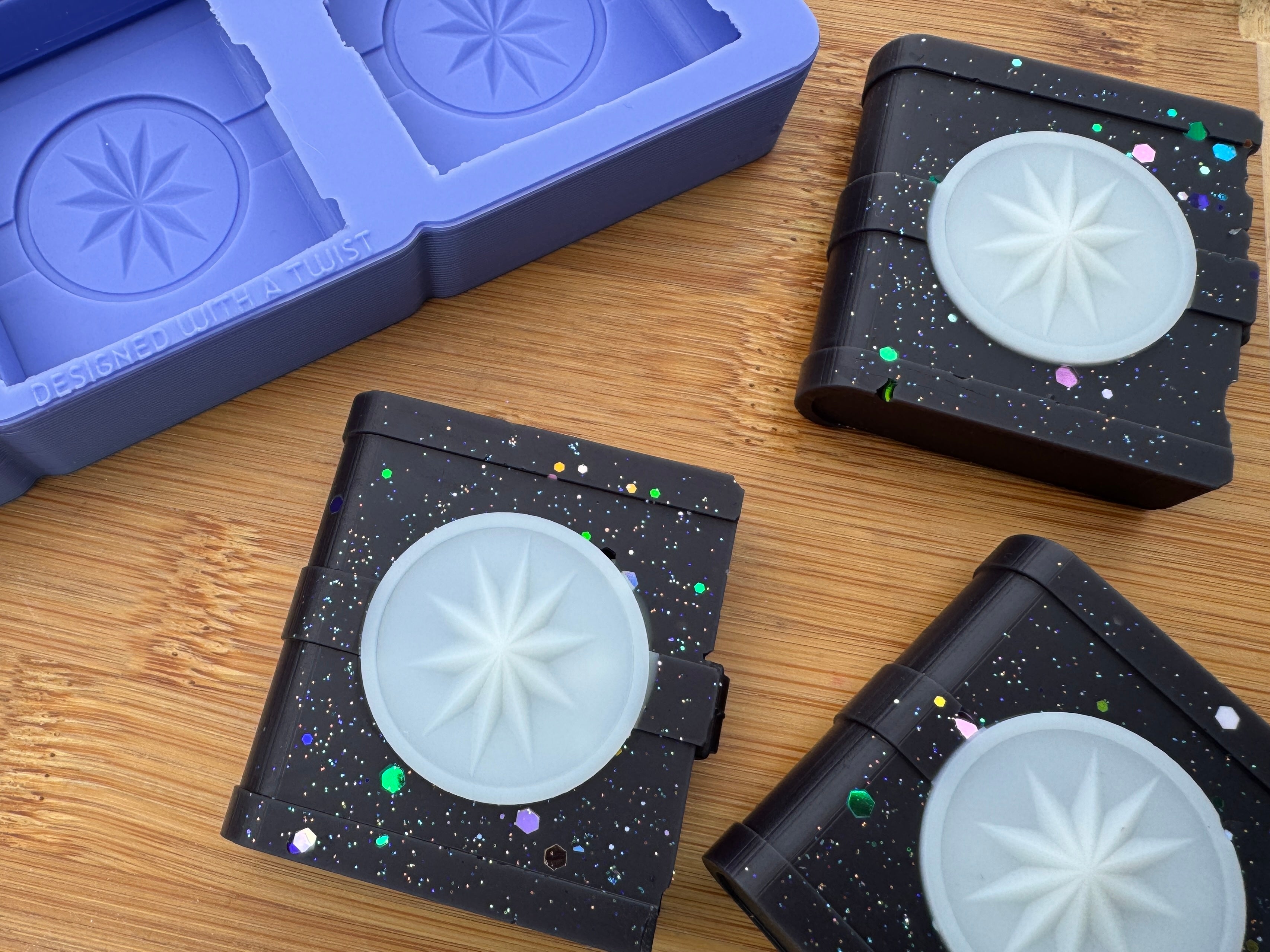 3D Books Silicone Mold Trio