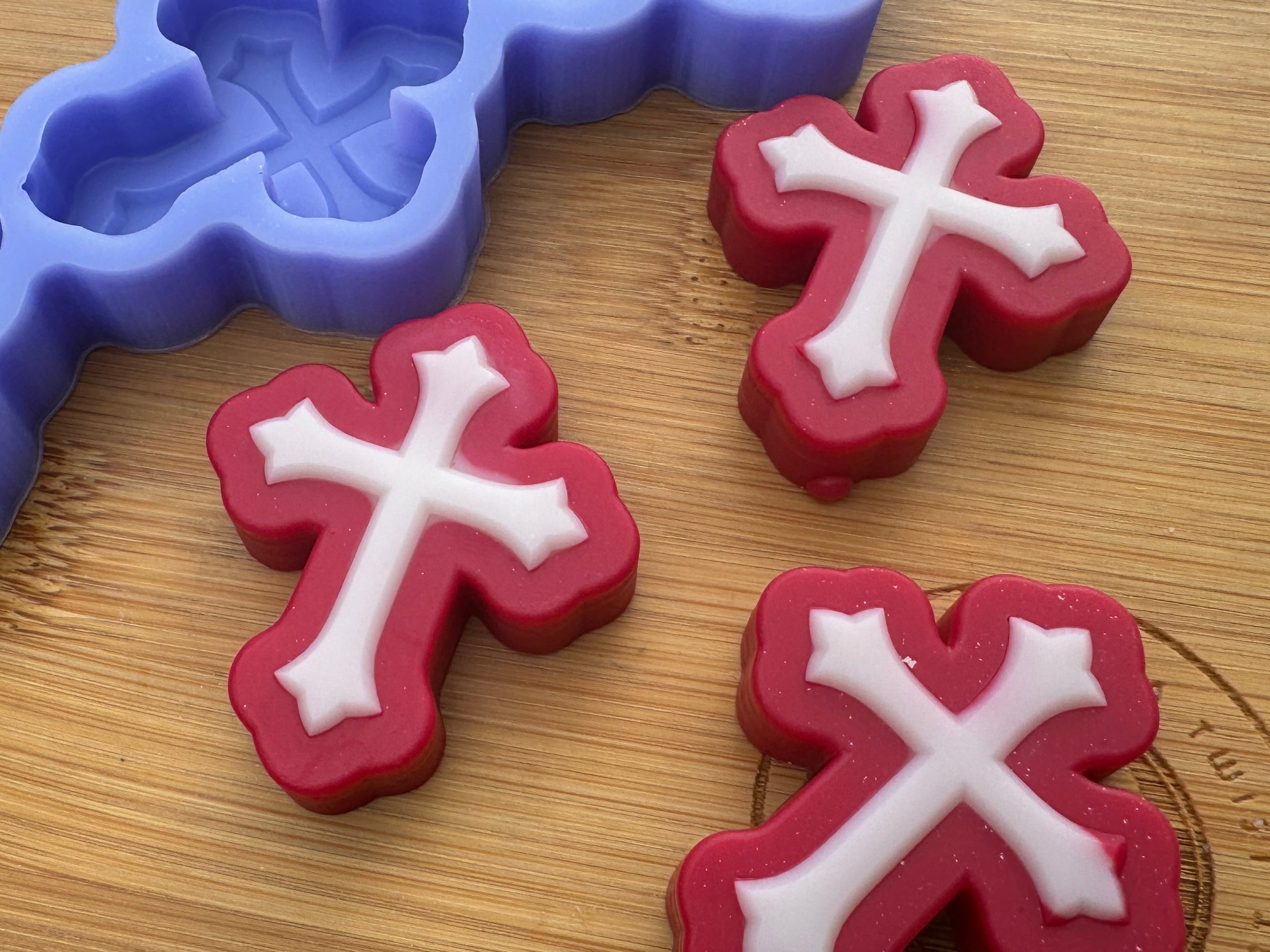 3D Cross Silicone Mold