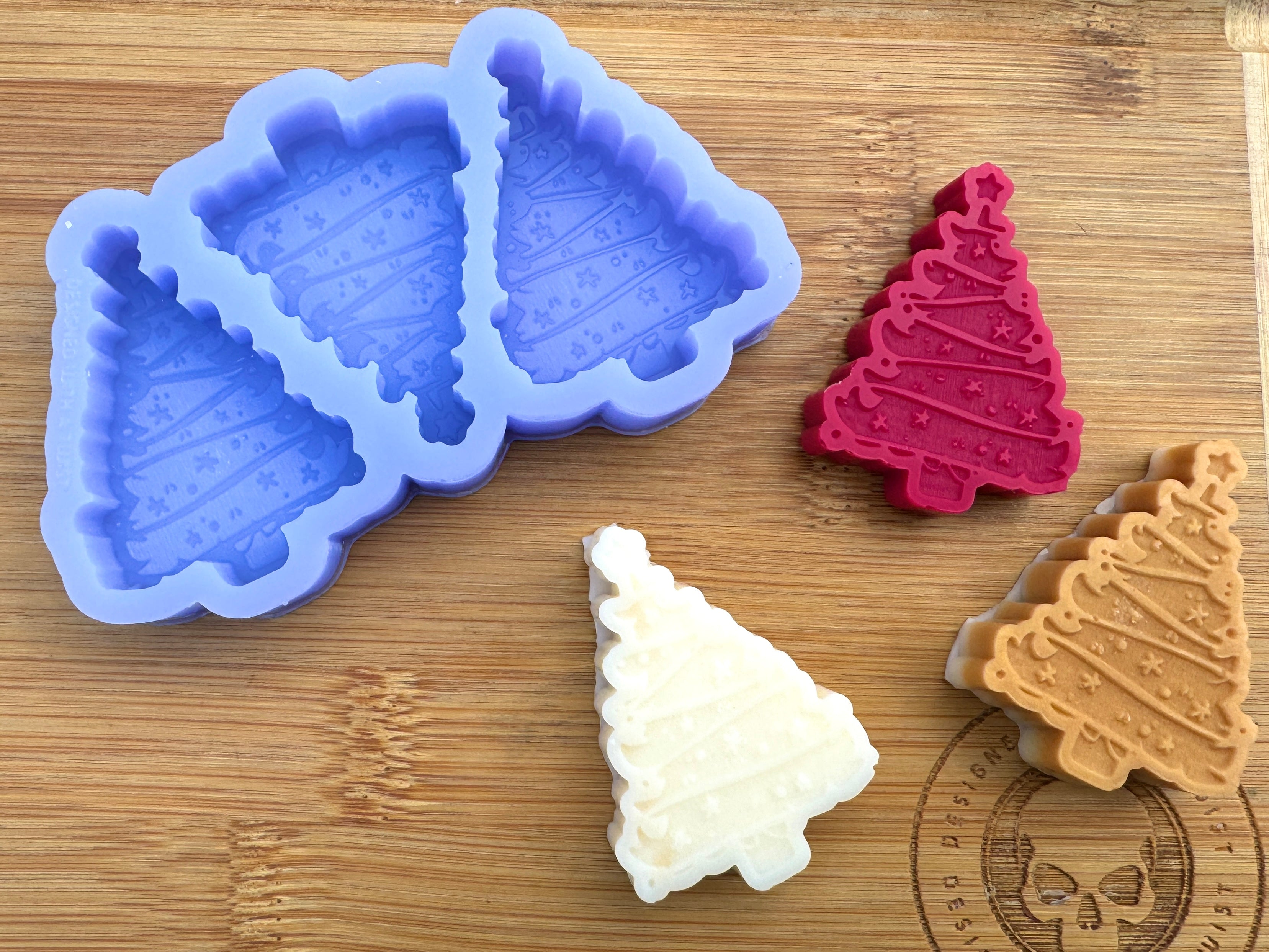 Cute Christmas Trees Silicone Mold