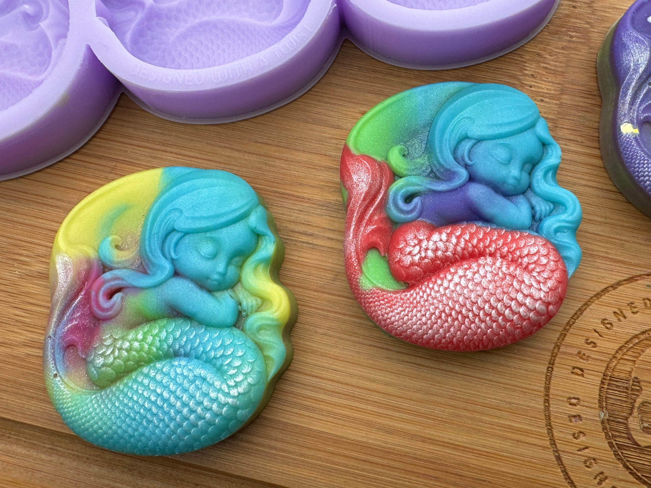 3D Baby Mermaid Silicone Mold