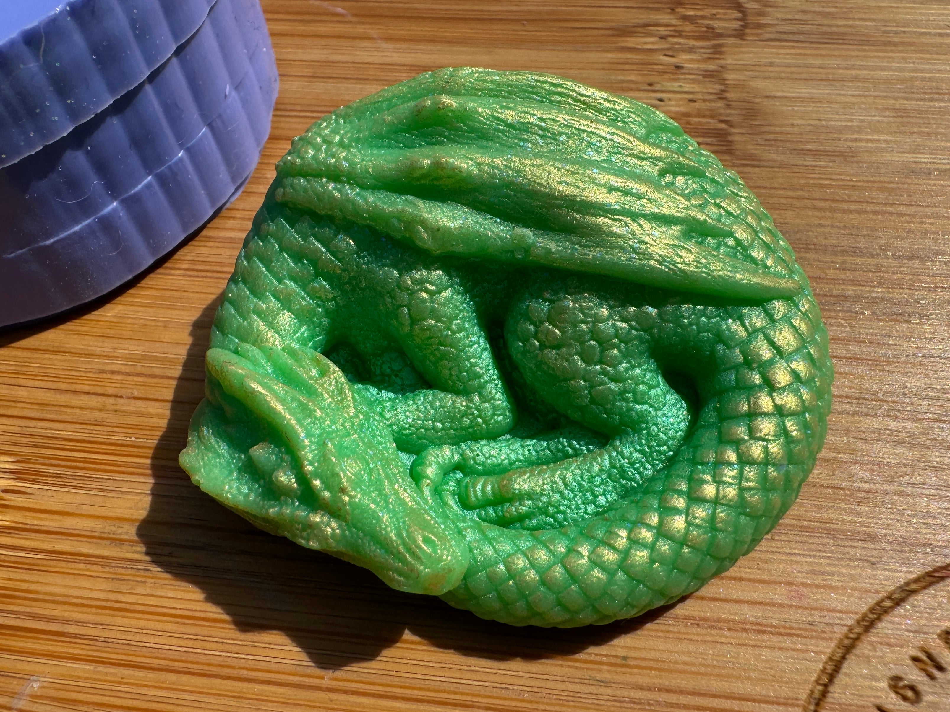3D Dragon Silicone Mold Trio