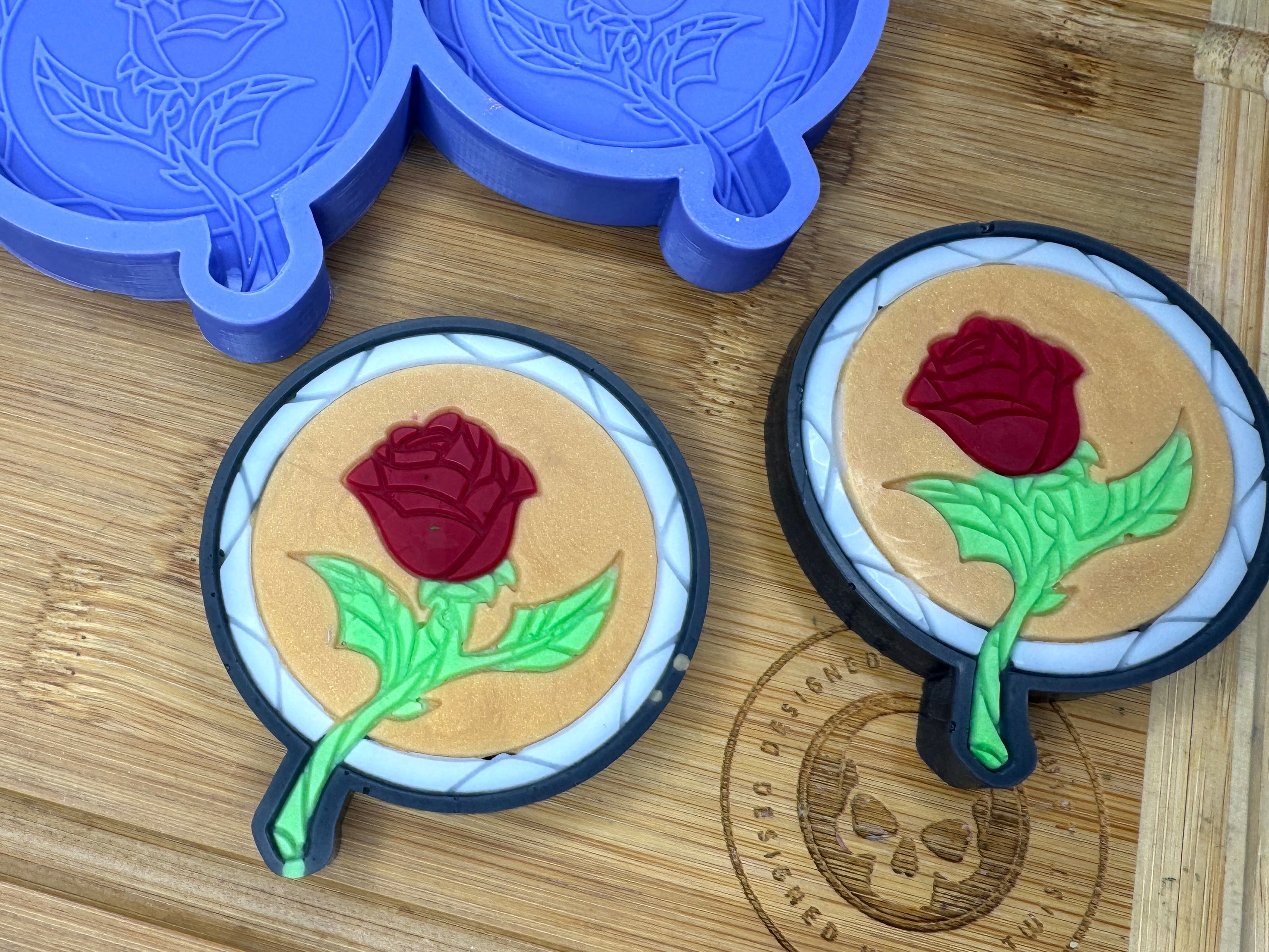 Enchanted Rose Silicone Mold Trio