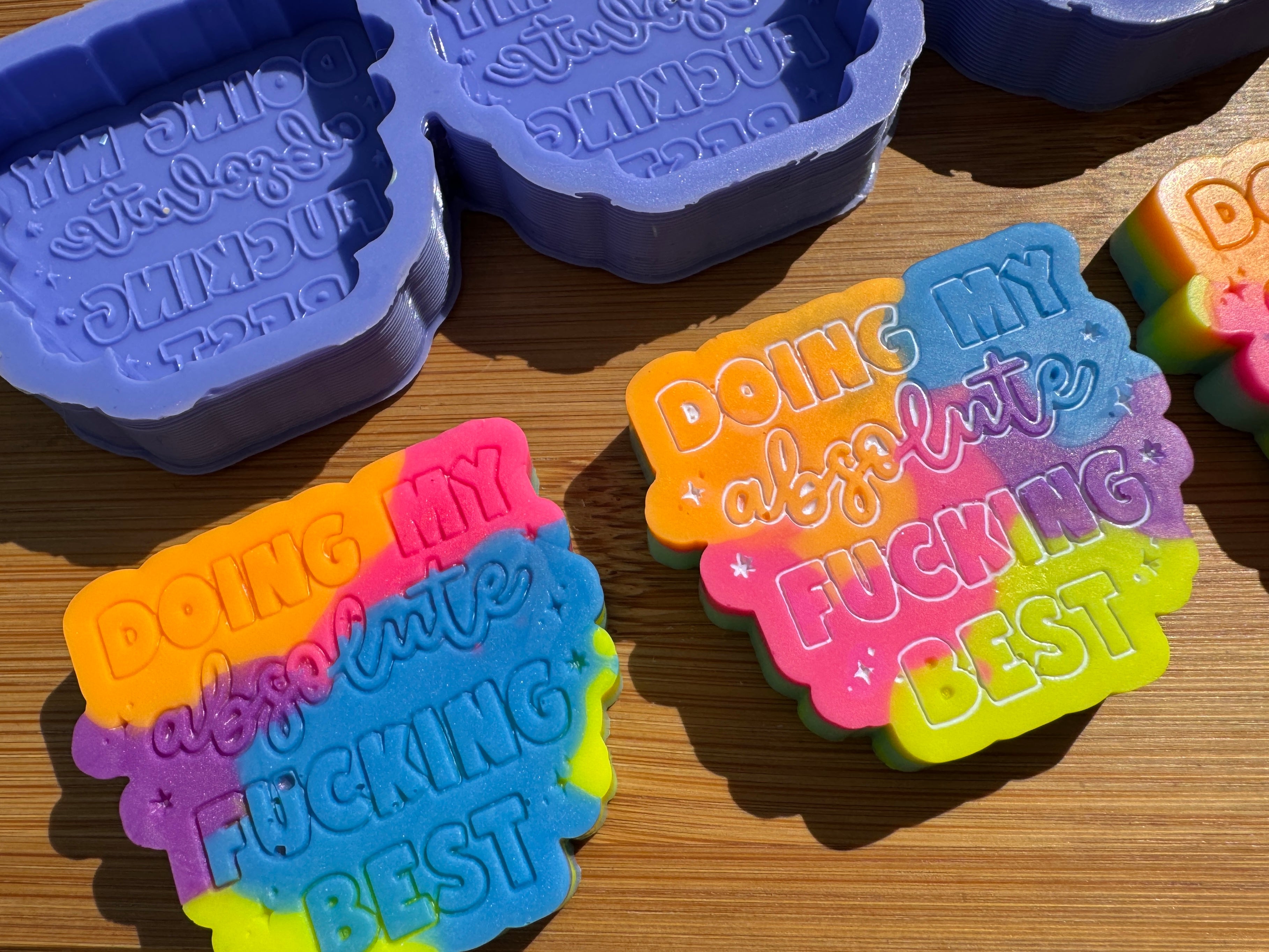 Doing My Absolute F*cking Best Silicone Trio Mold