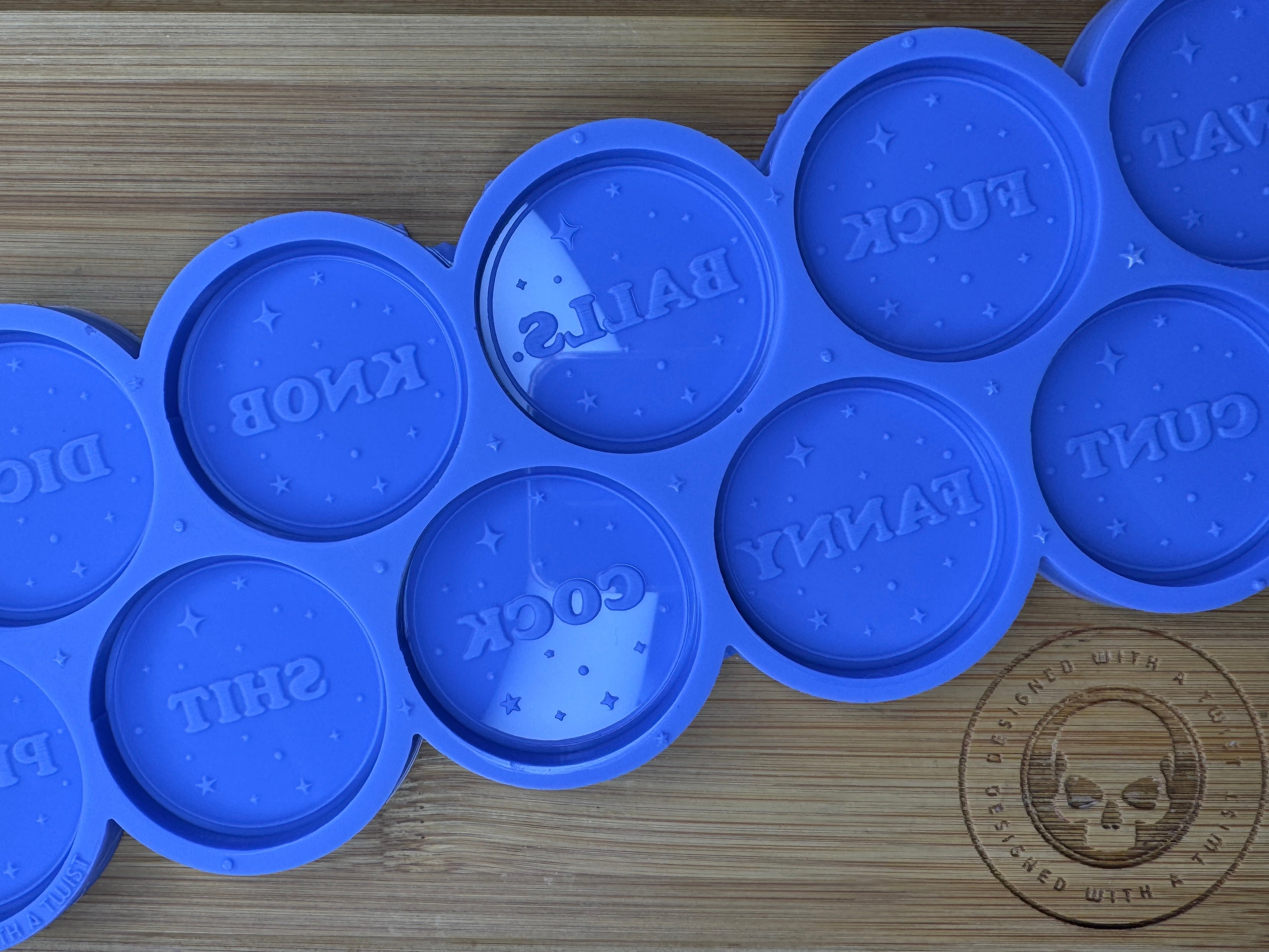 Sweary Topper Palette Silicone Mold