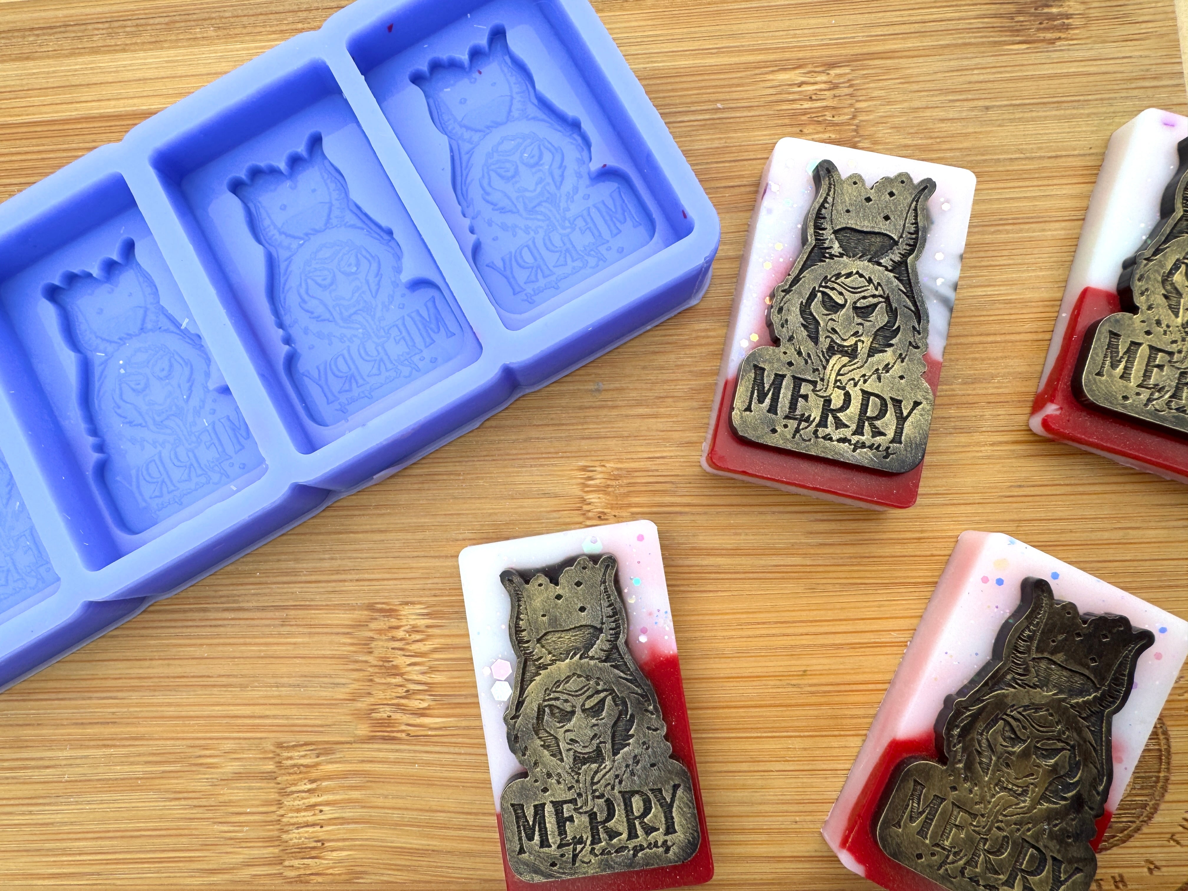 Merry Krampus Silicone Mold - HoBa Edition