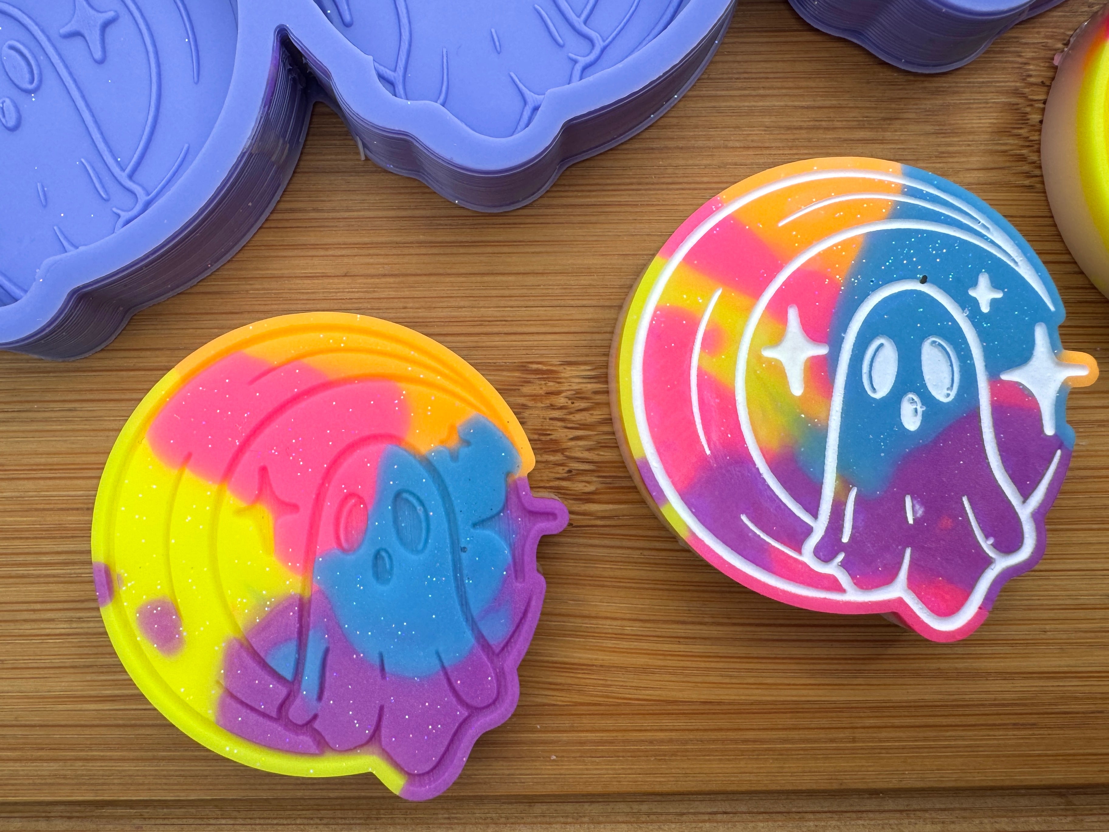 Ghost Moon Silicone Trio Mold