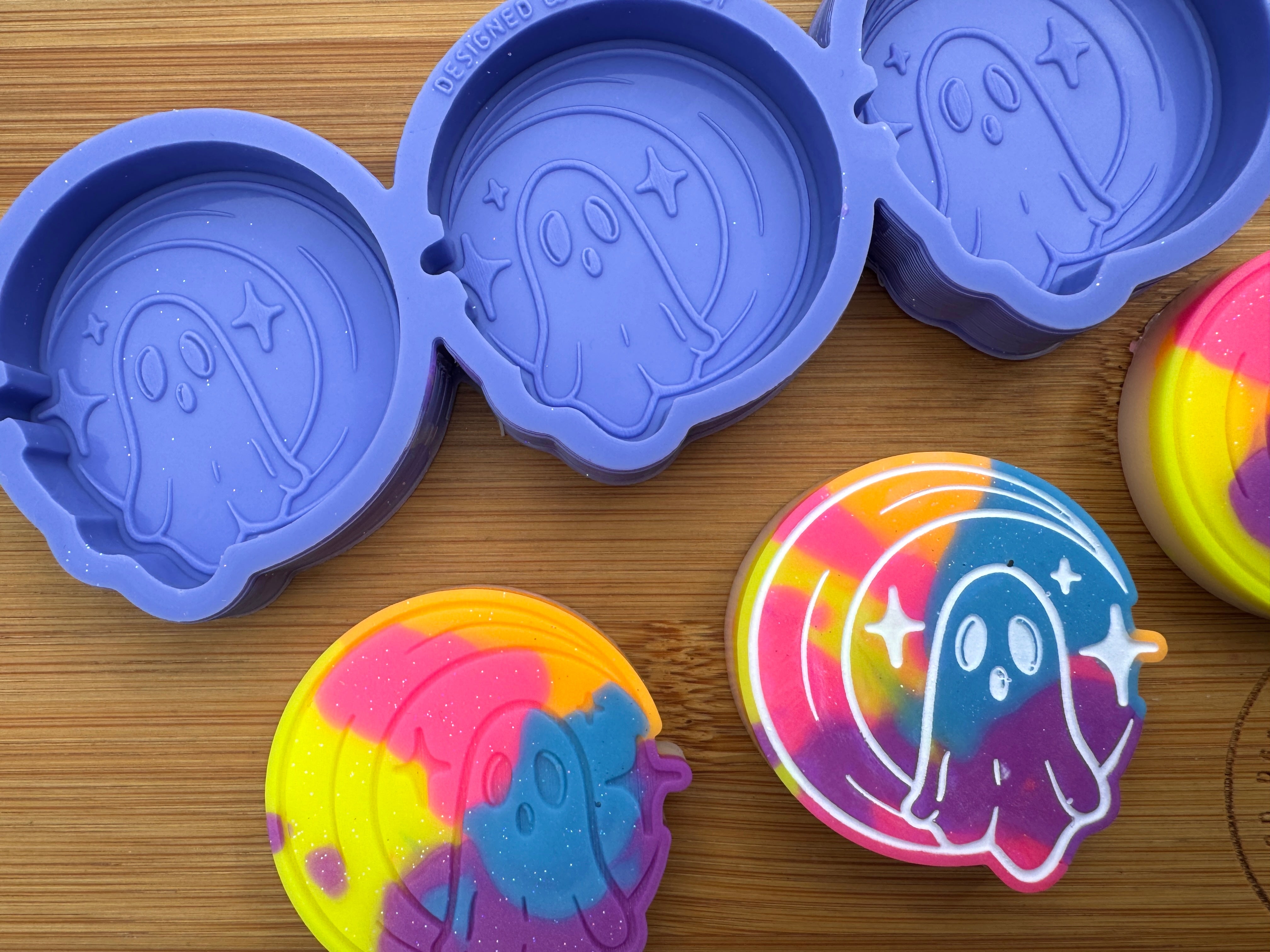 Ghost Moon Silicone Trio Mold