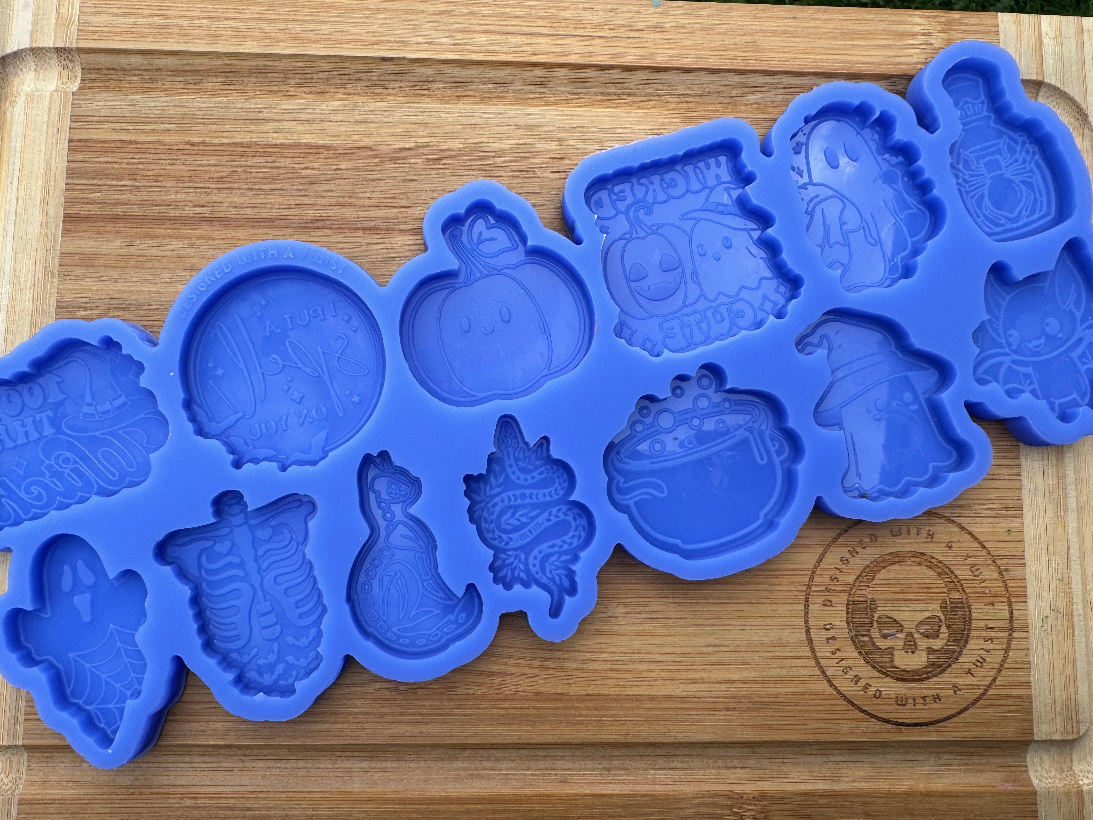 Halloween Topper Palette Silicone Mold