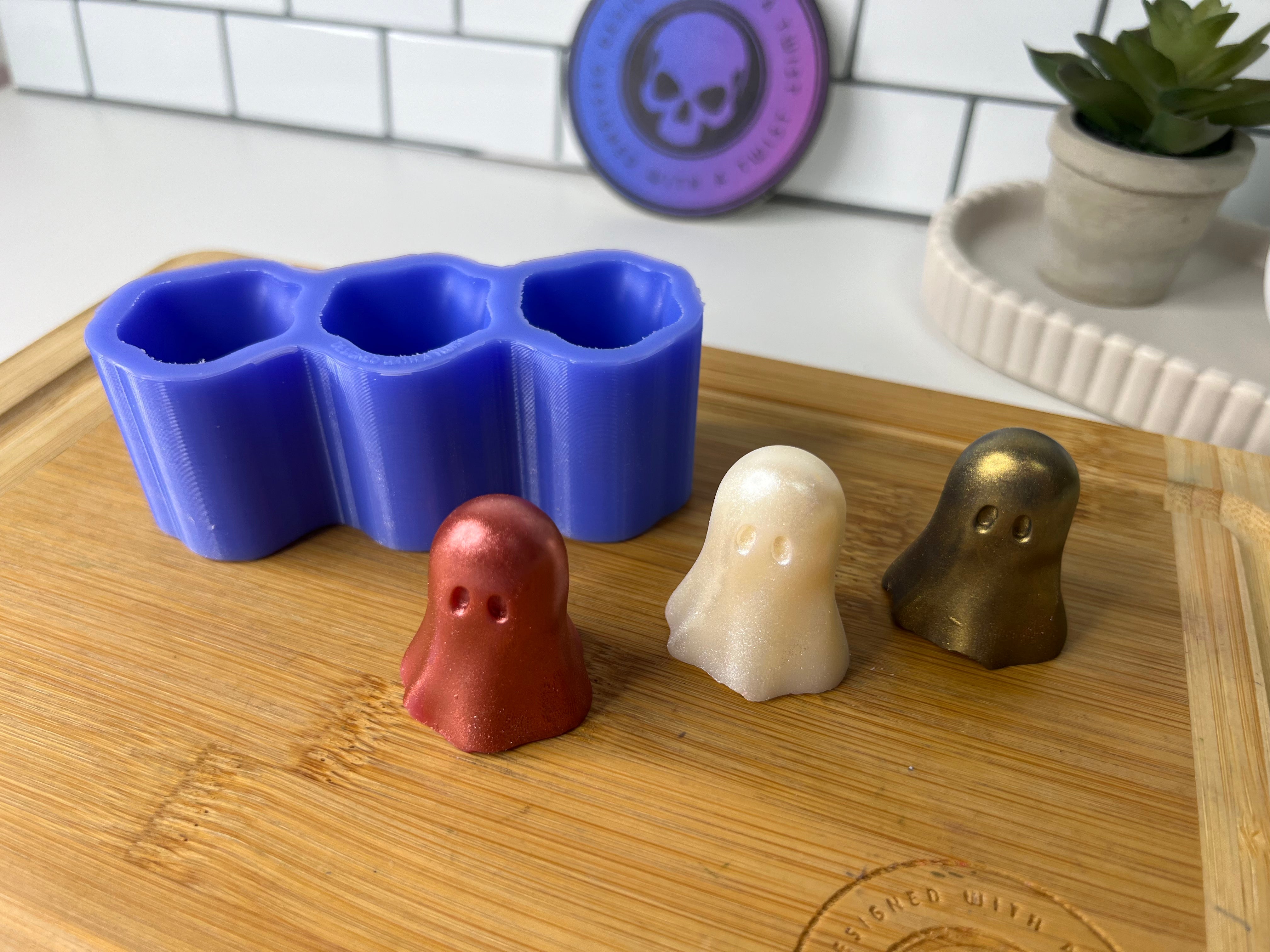 3D Ghost Wax Melt Silicone Mould