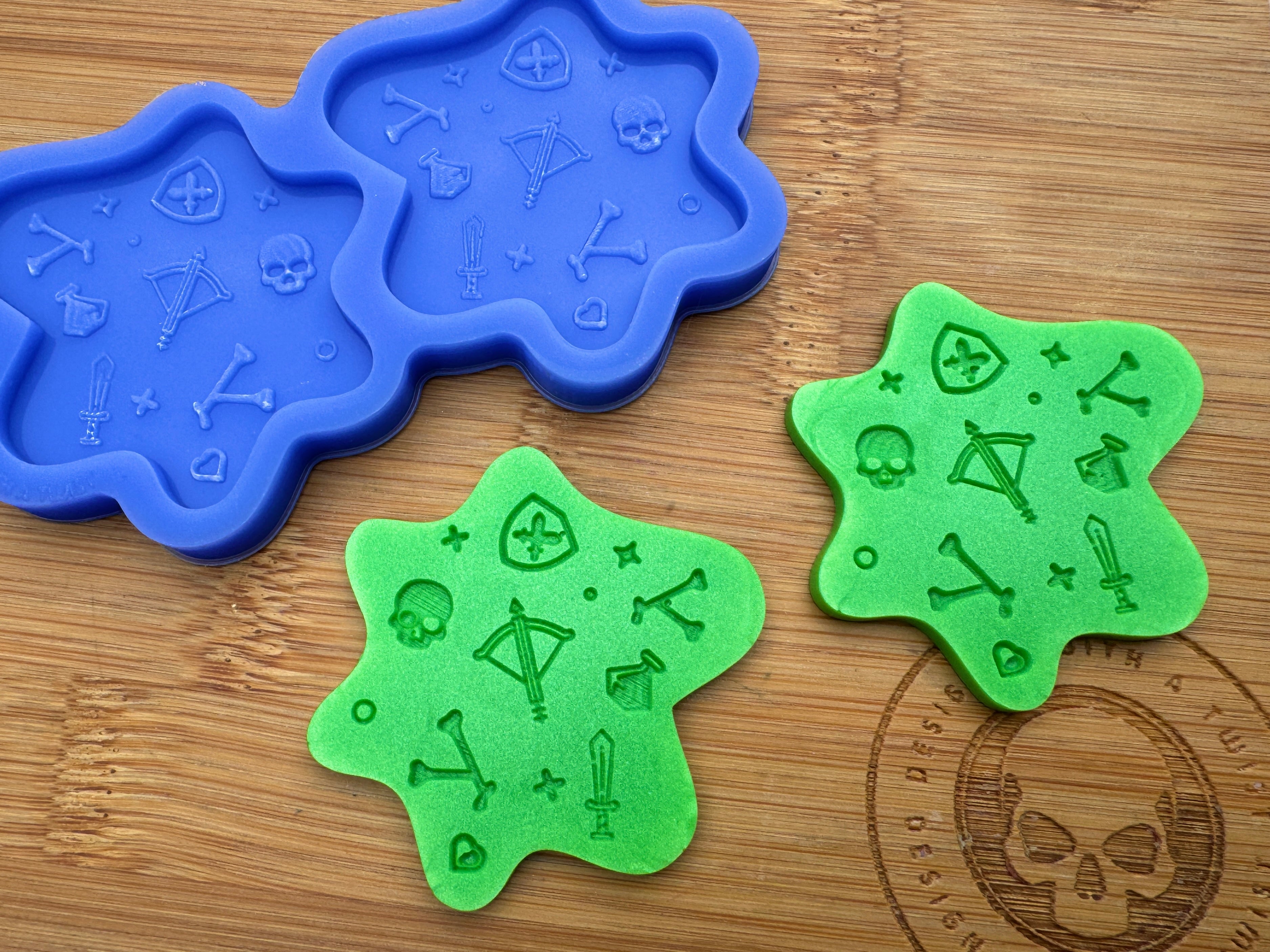 Gelatinous Cube Area of Effect Marker Silicone Mold