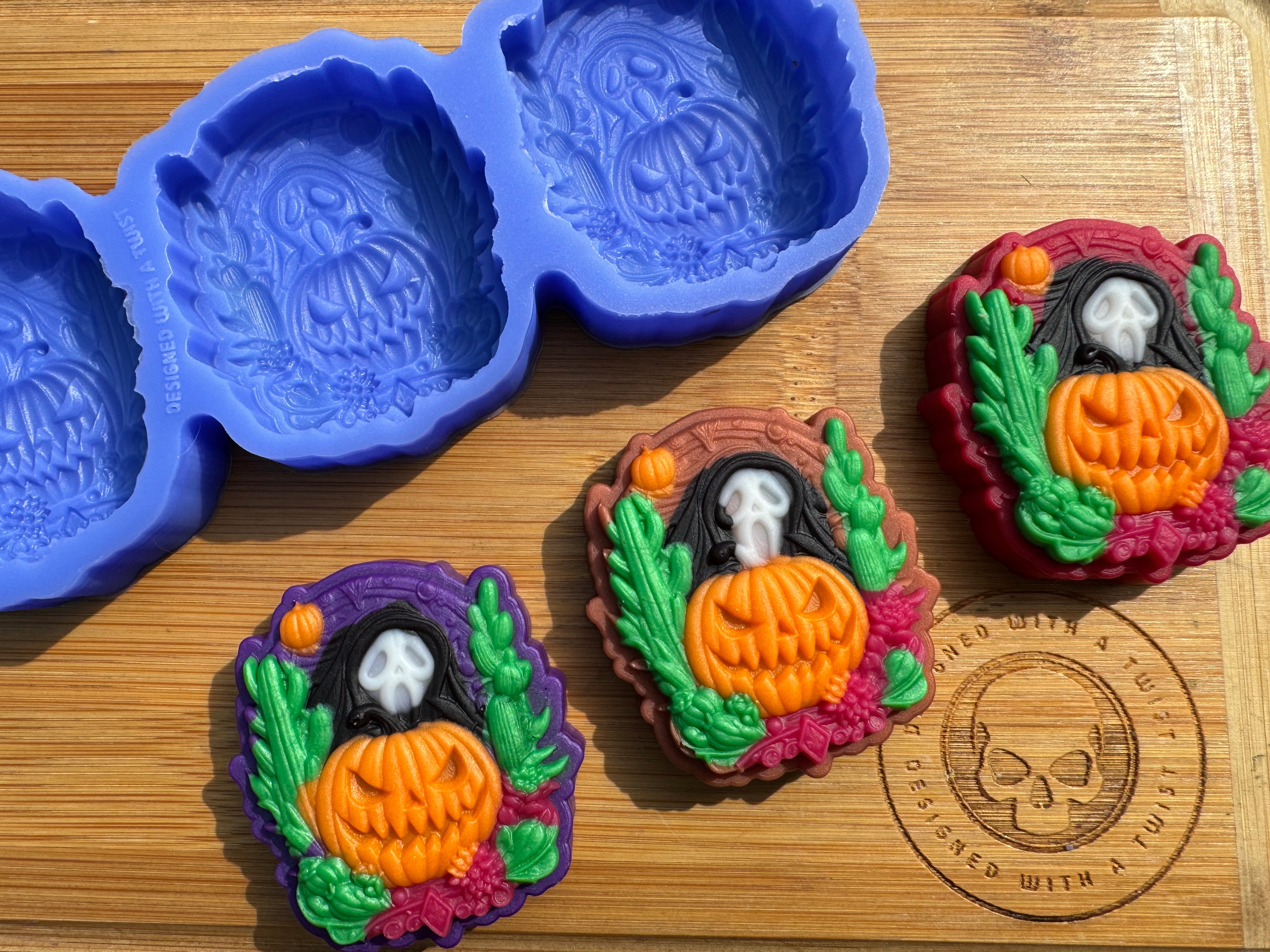 Ghost Pumpkin Silicone Mold