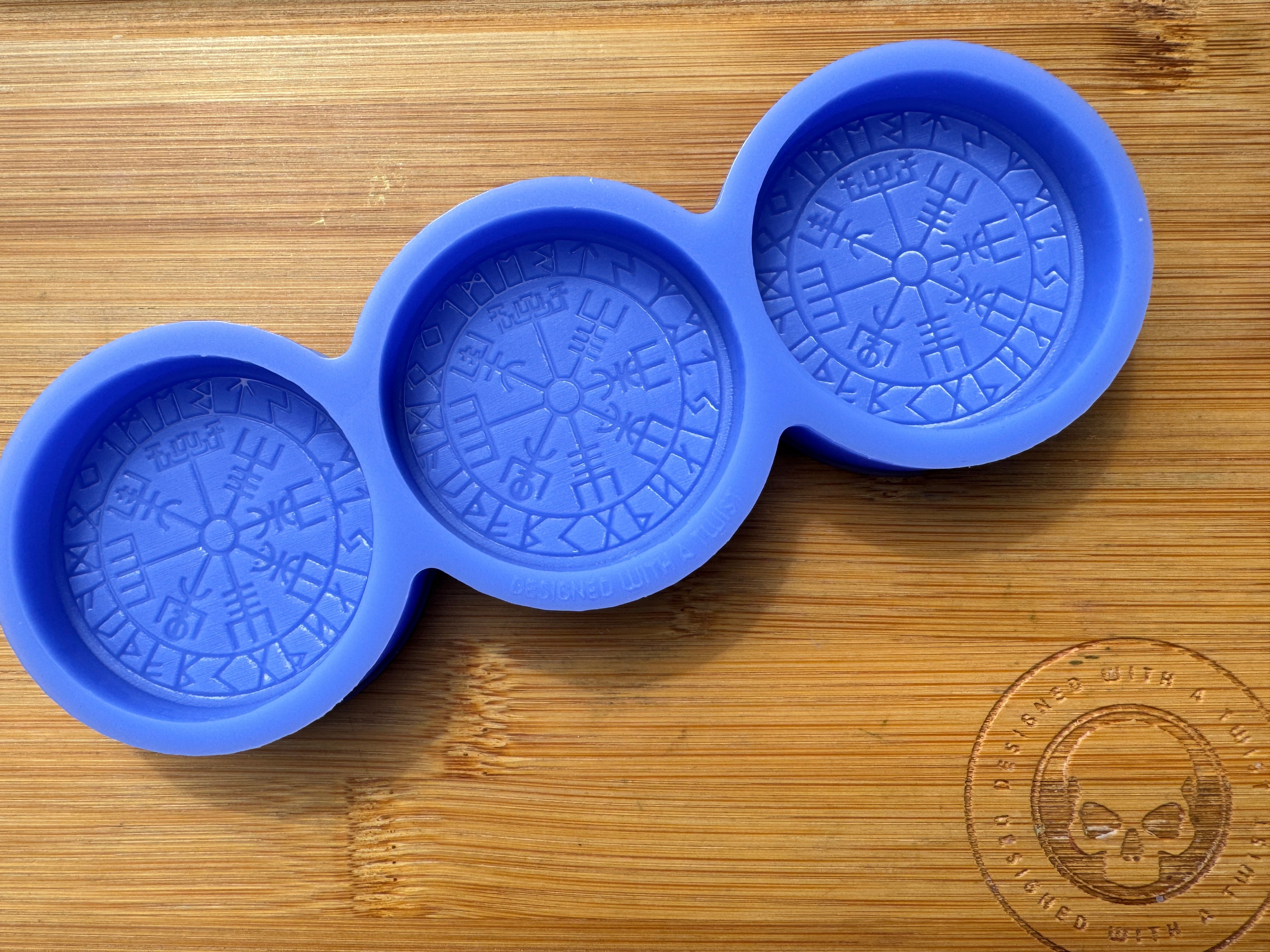 Viking Compass Wax Melt Silicone Mold