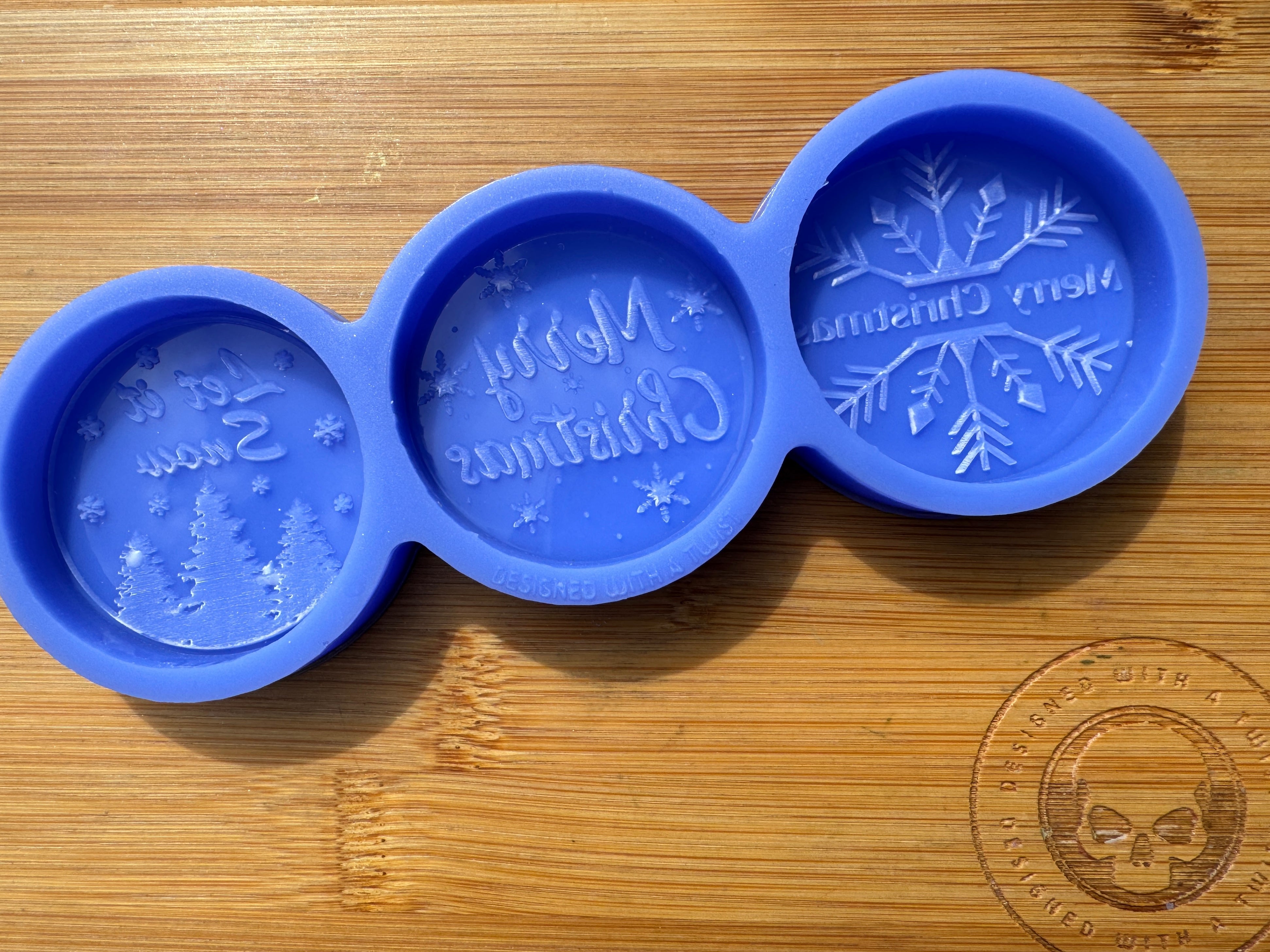 Christmas Themed Wax Melt Silicone Mold