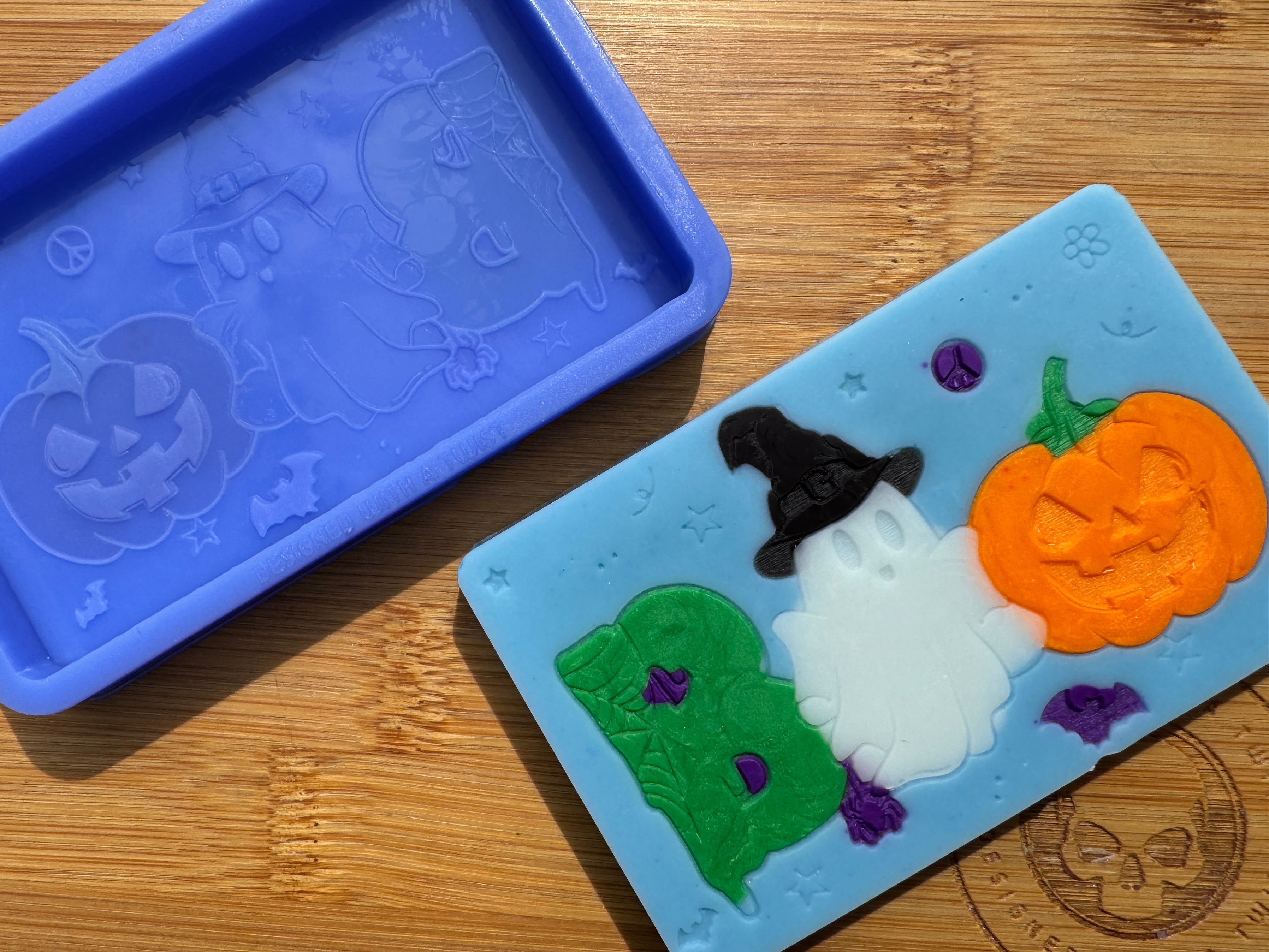 Spooky Boo Silicone Mold