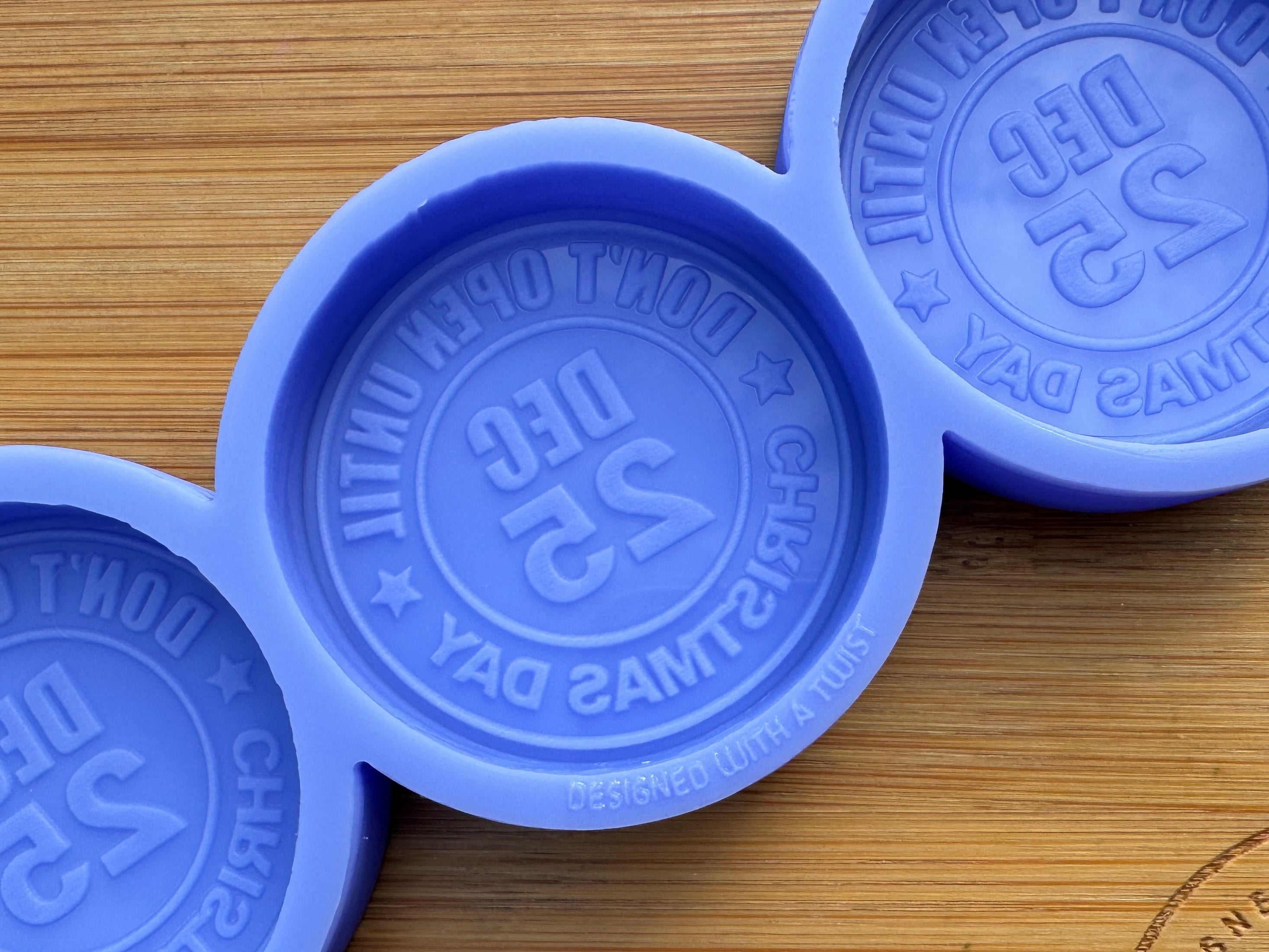 Do Not Open Until Christmas Silicone Mold