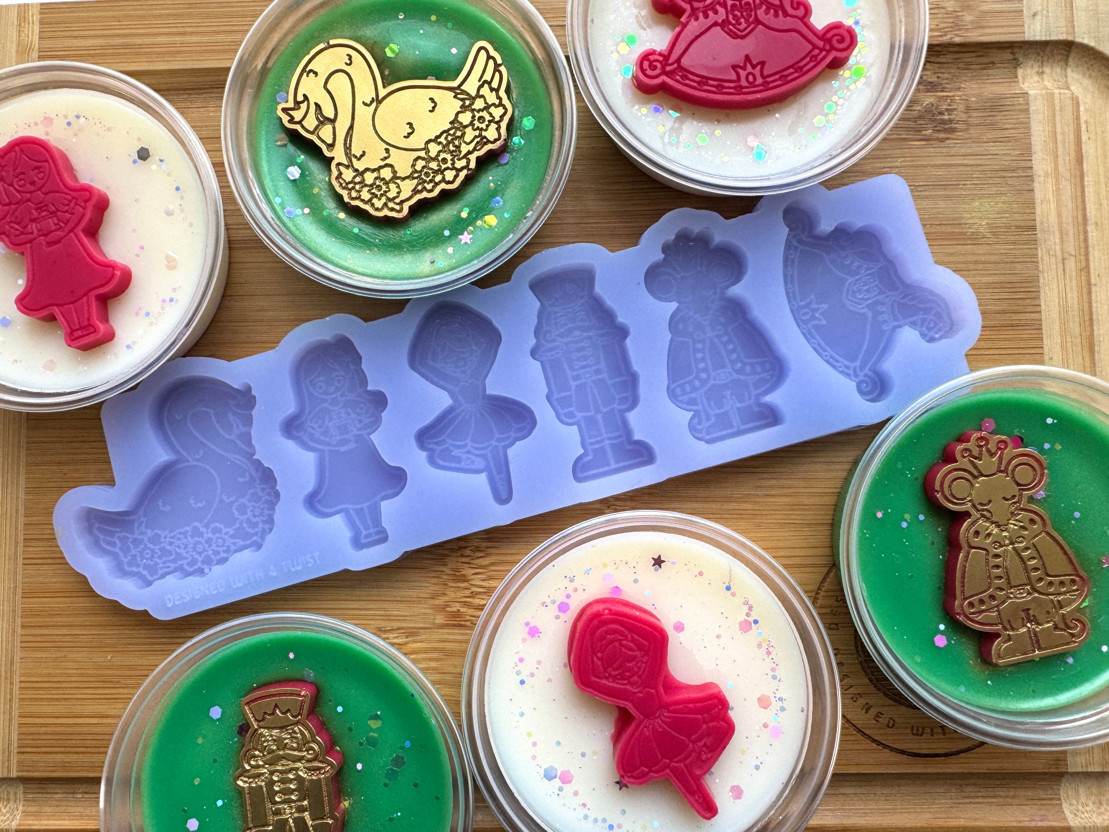 Nutcracker Mini Topper Palette Silicone Mold