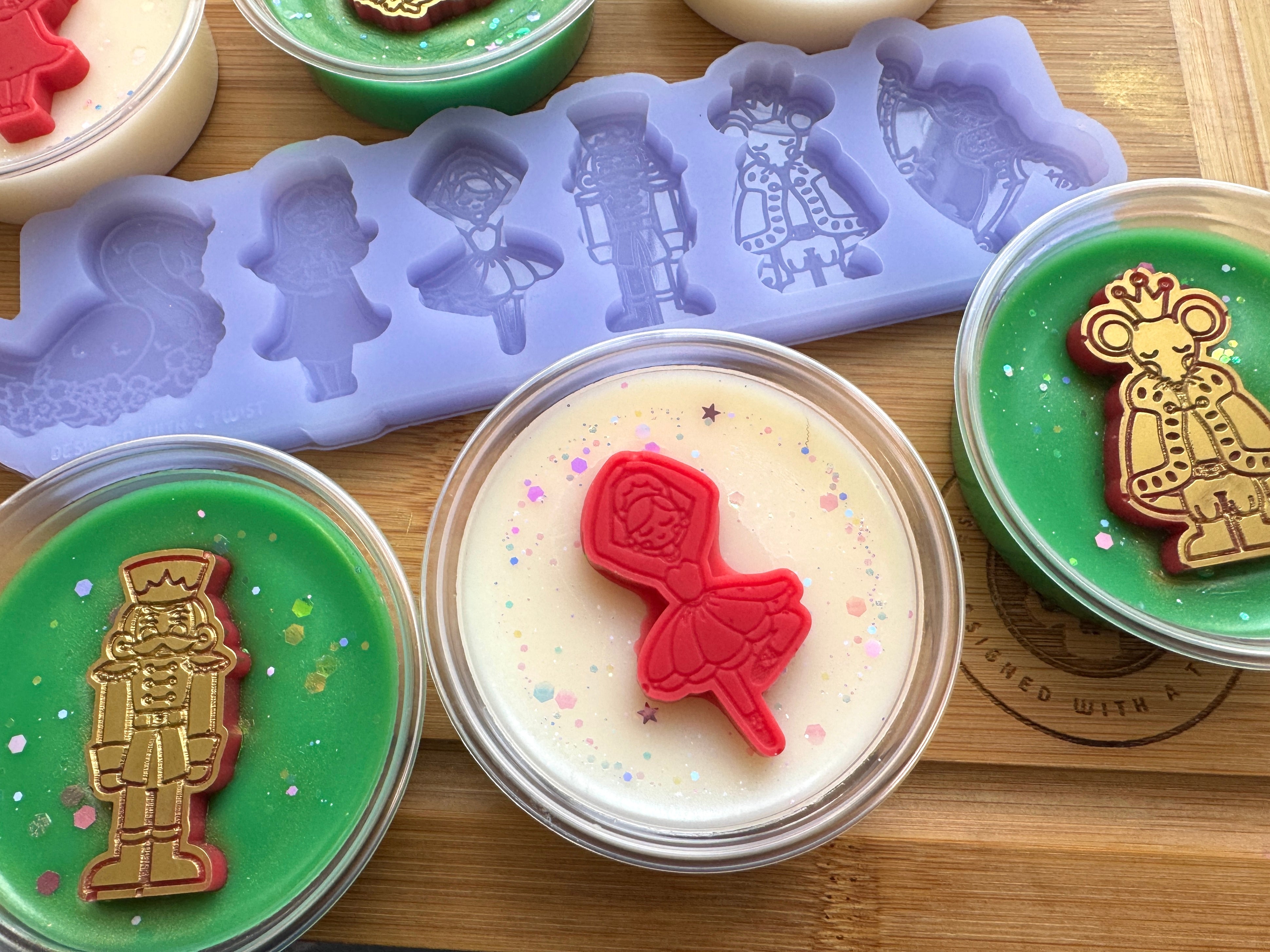 Nutcracker Mini Topper Palette Silicone Mold