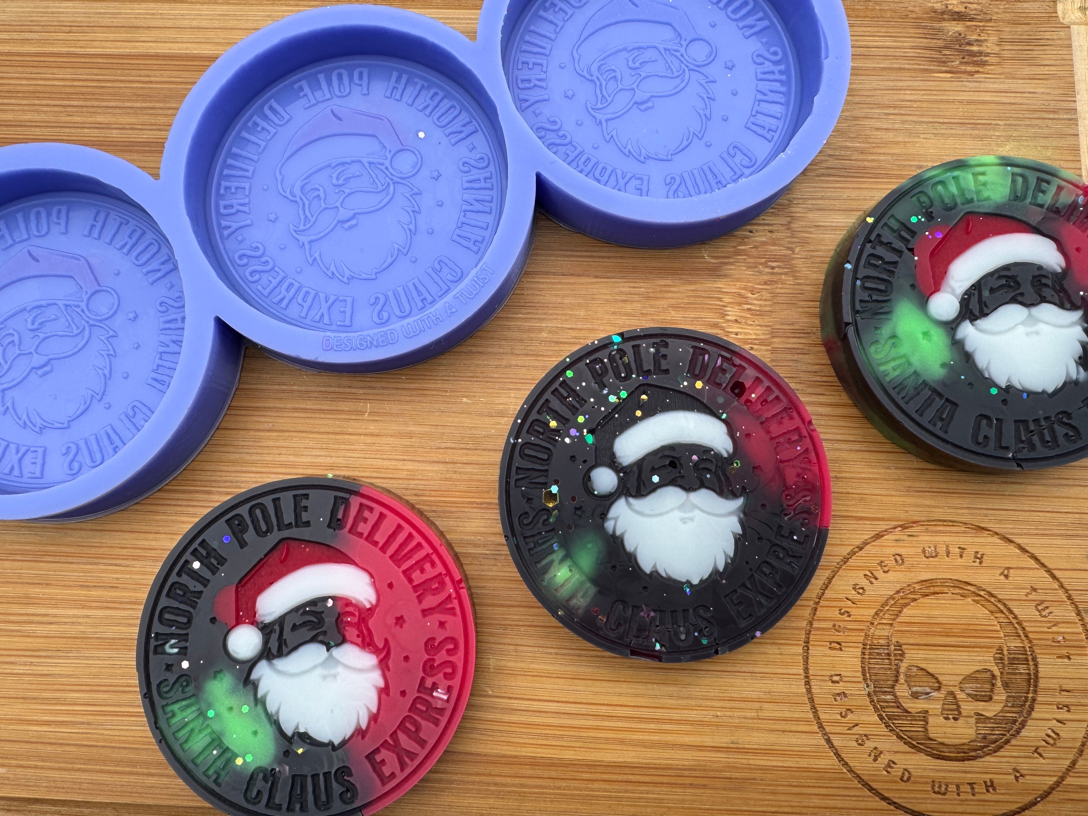 Santa Claus Express Silicone Mold