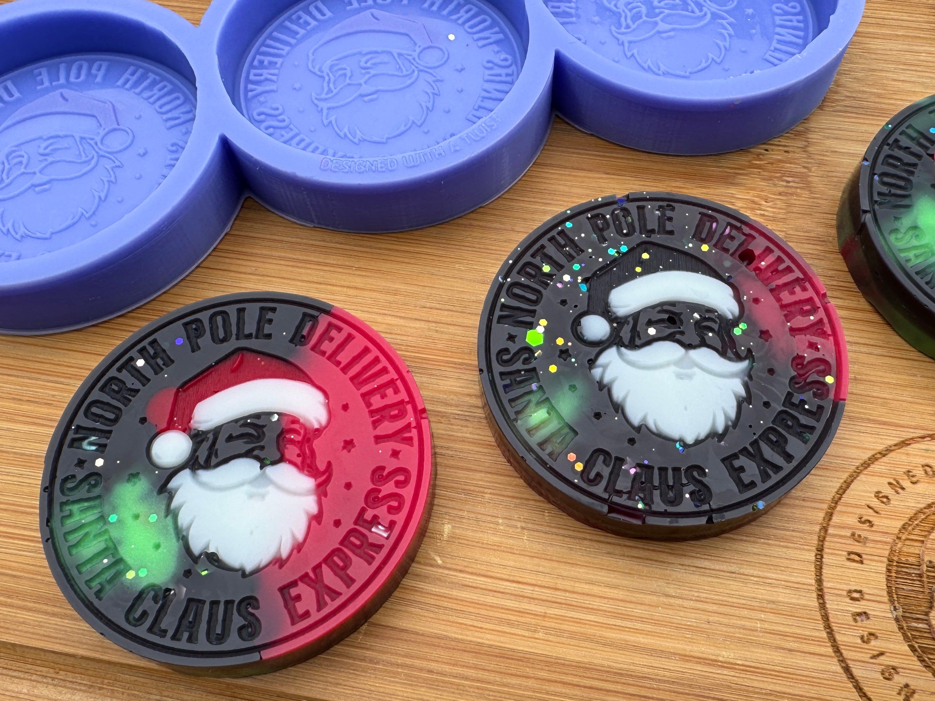 Santa Claus Express Silicone Mold