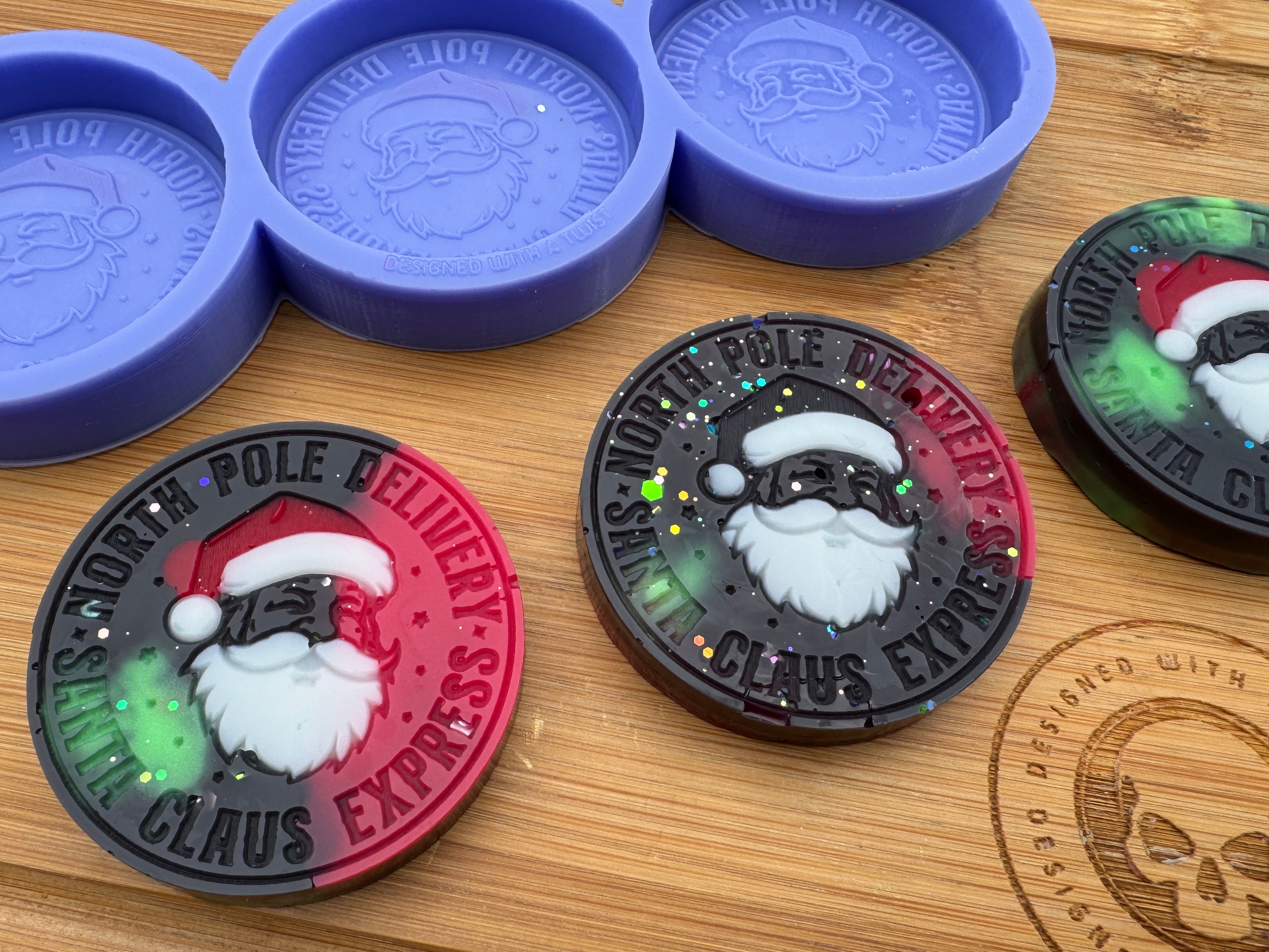 Santa Claus Express Silicone Mold