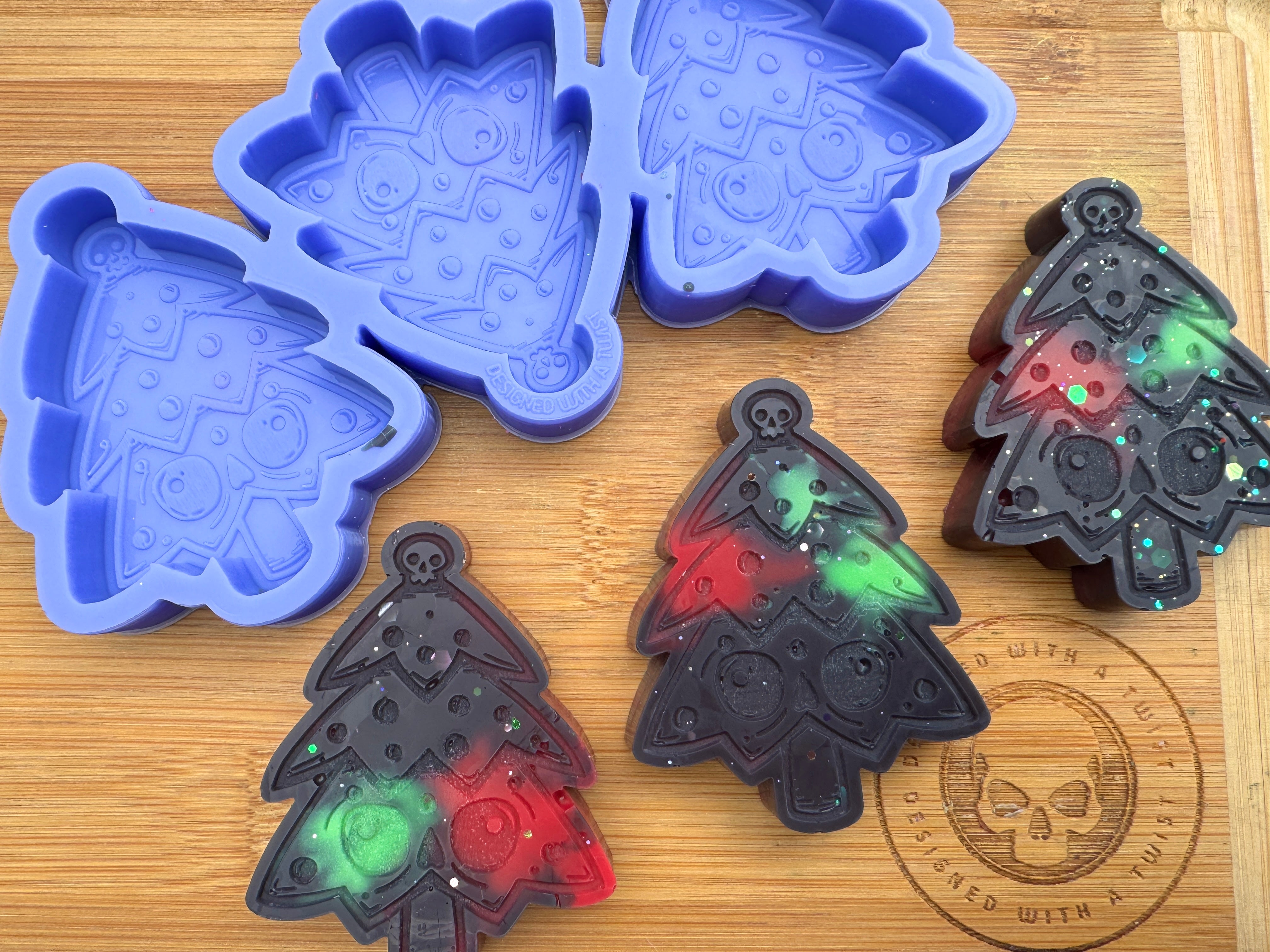 Spooky Christmas Tree Silicone Mold