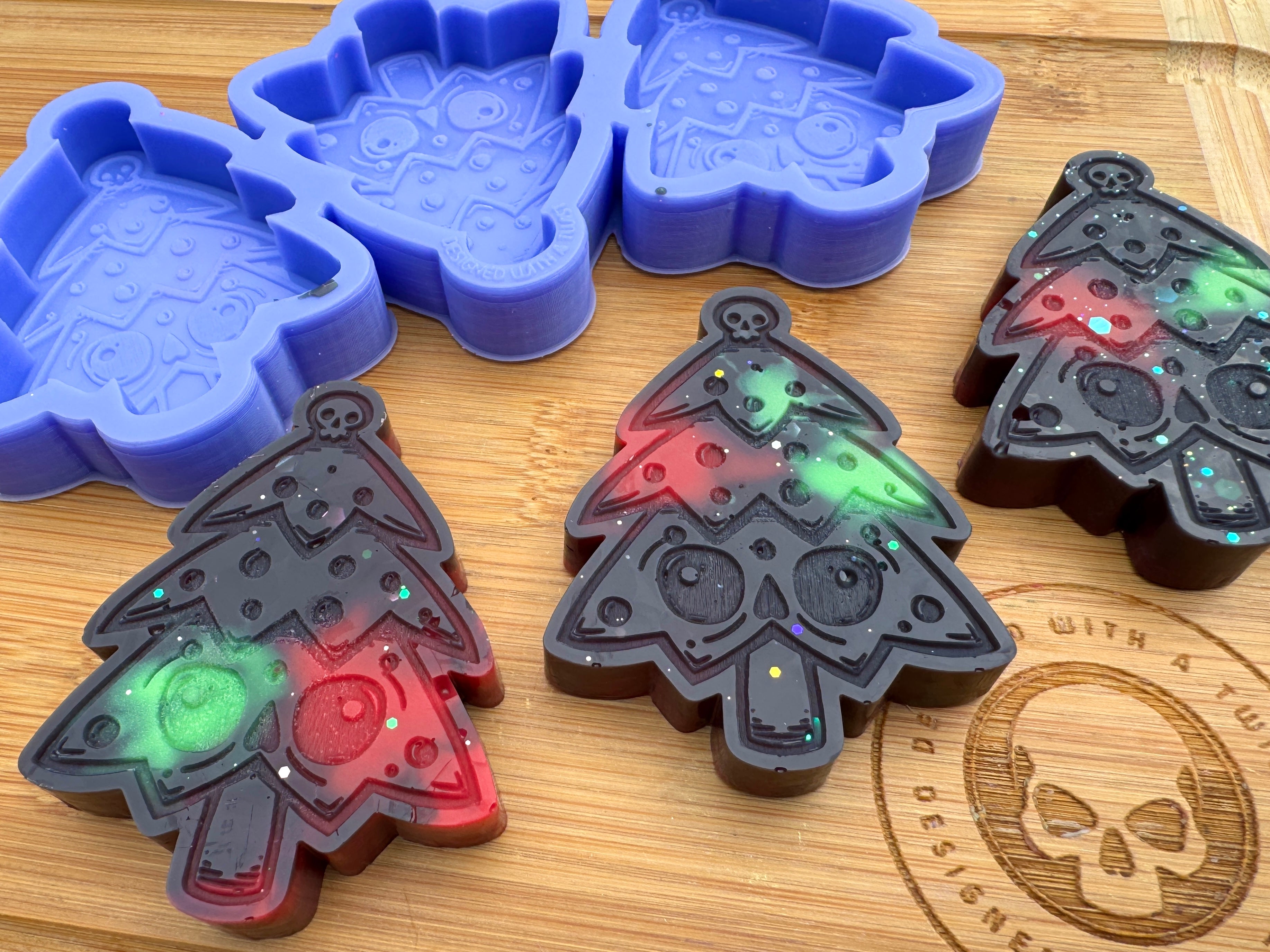 Spooky Christmas Tree Silicone Mold