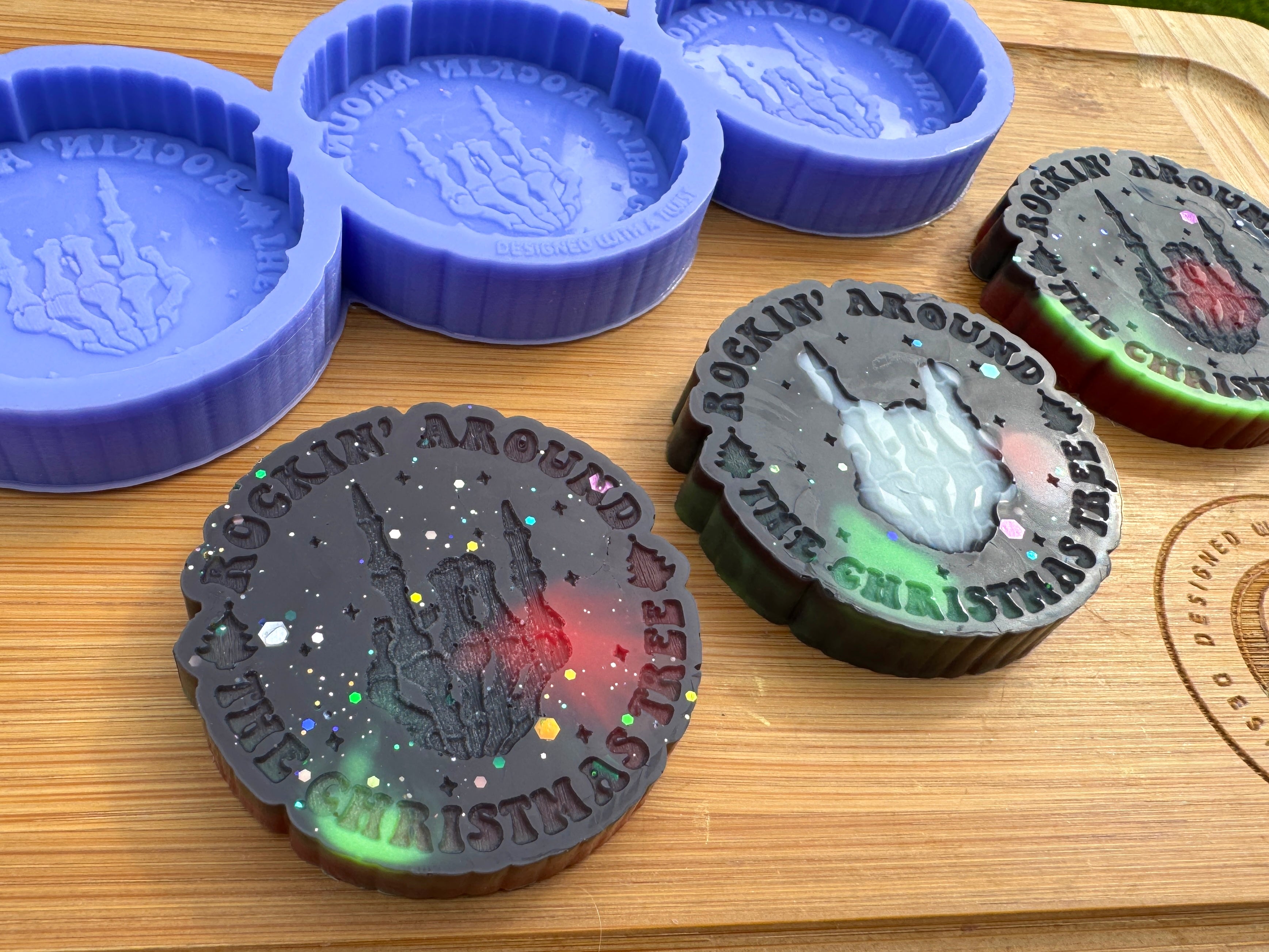 Rocking Around the Christmas Tree Silicone Mold