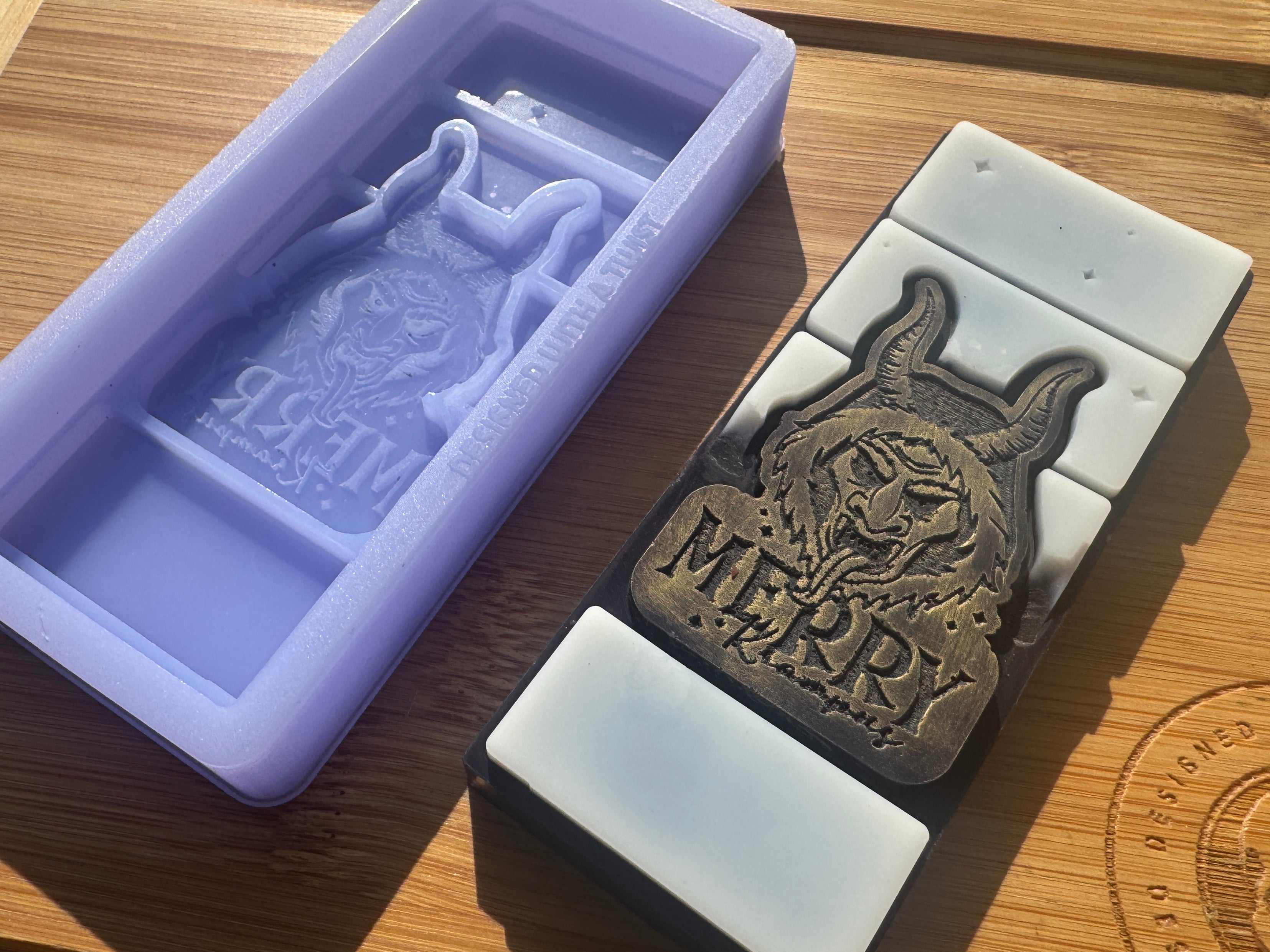 Merry Krampus Snapbar Silicone Mold