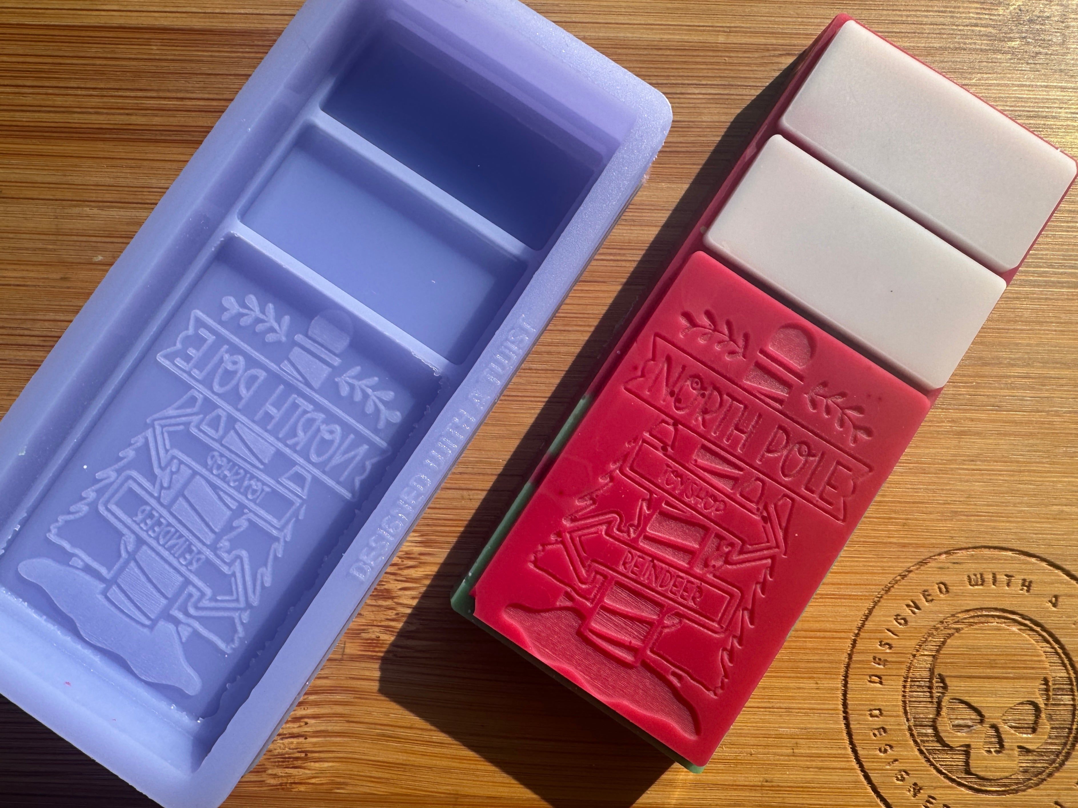 North Pole Sign Snapbar Silicone Mold