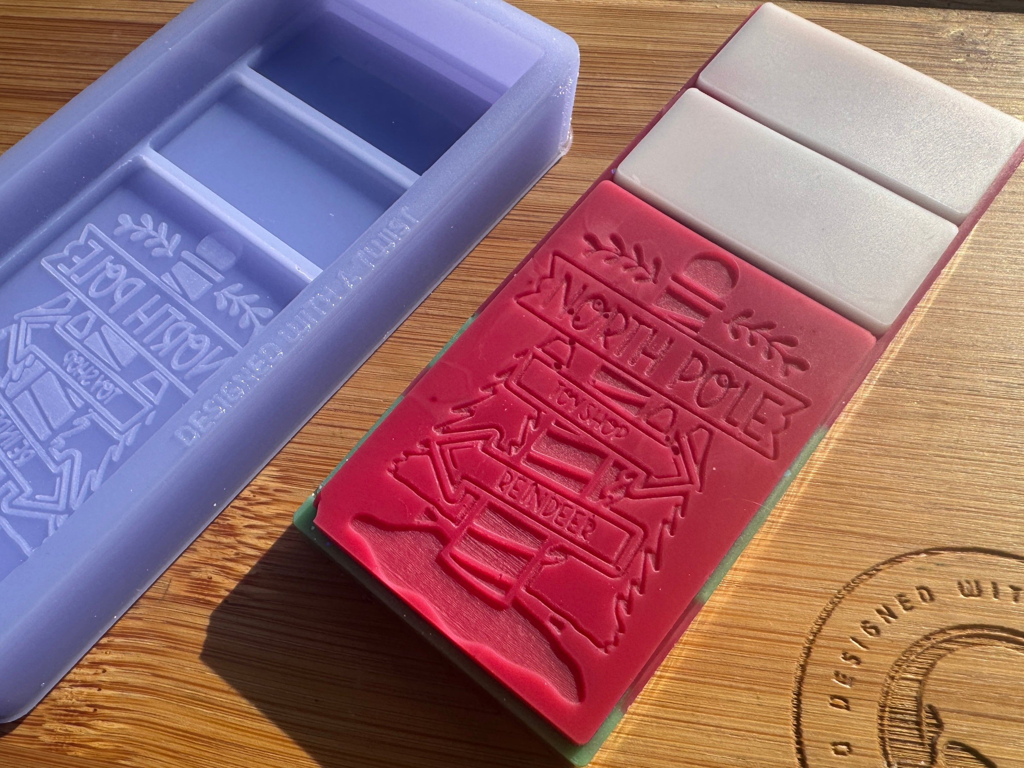 North Pole Sign Snapbar Silicone Mold