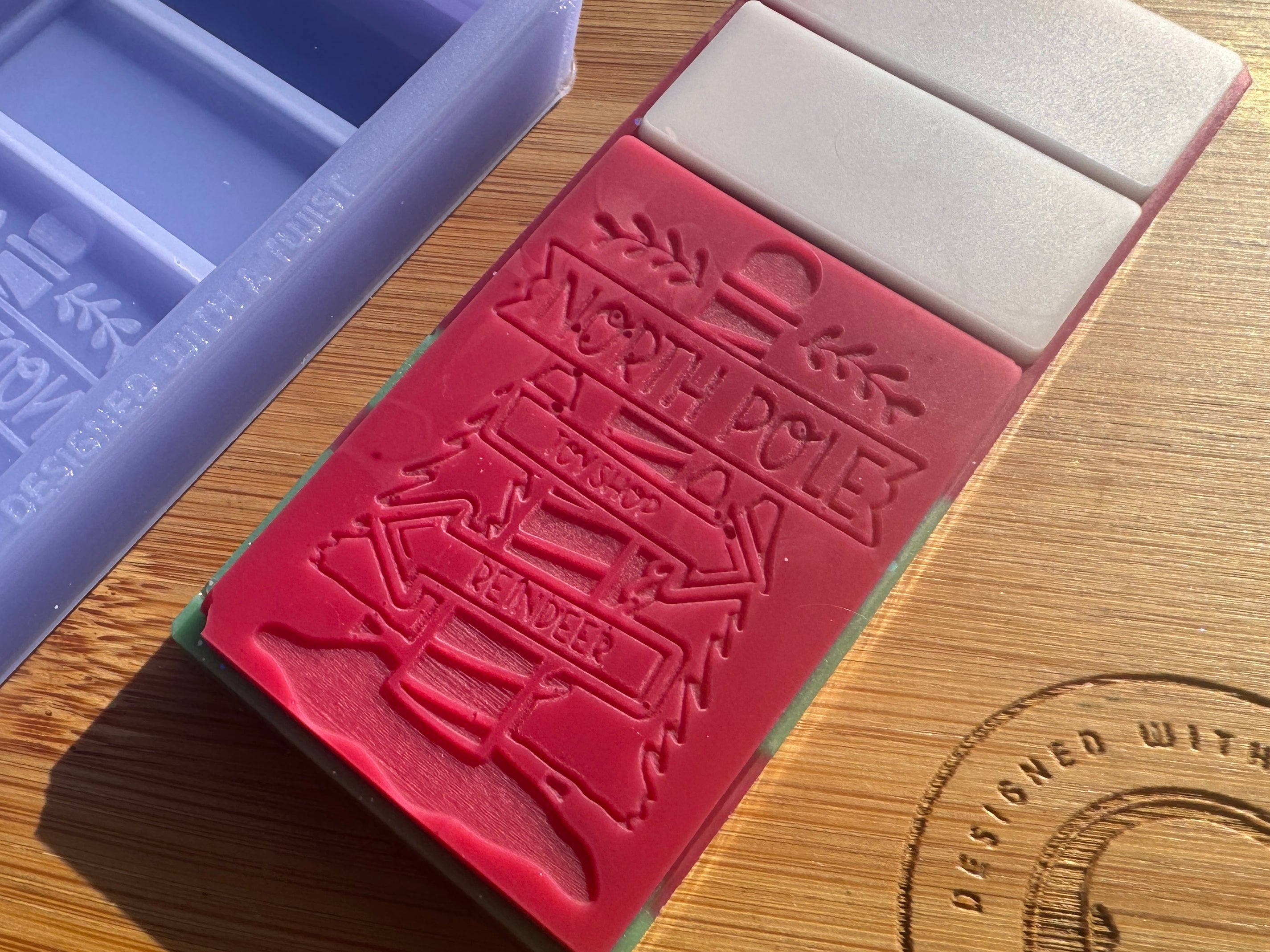 North Pole Sign Snapbar Silicone Mold