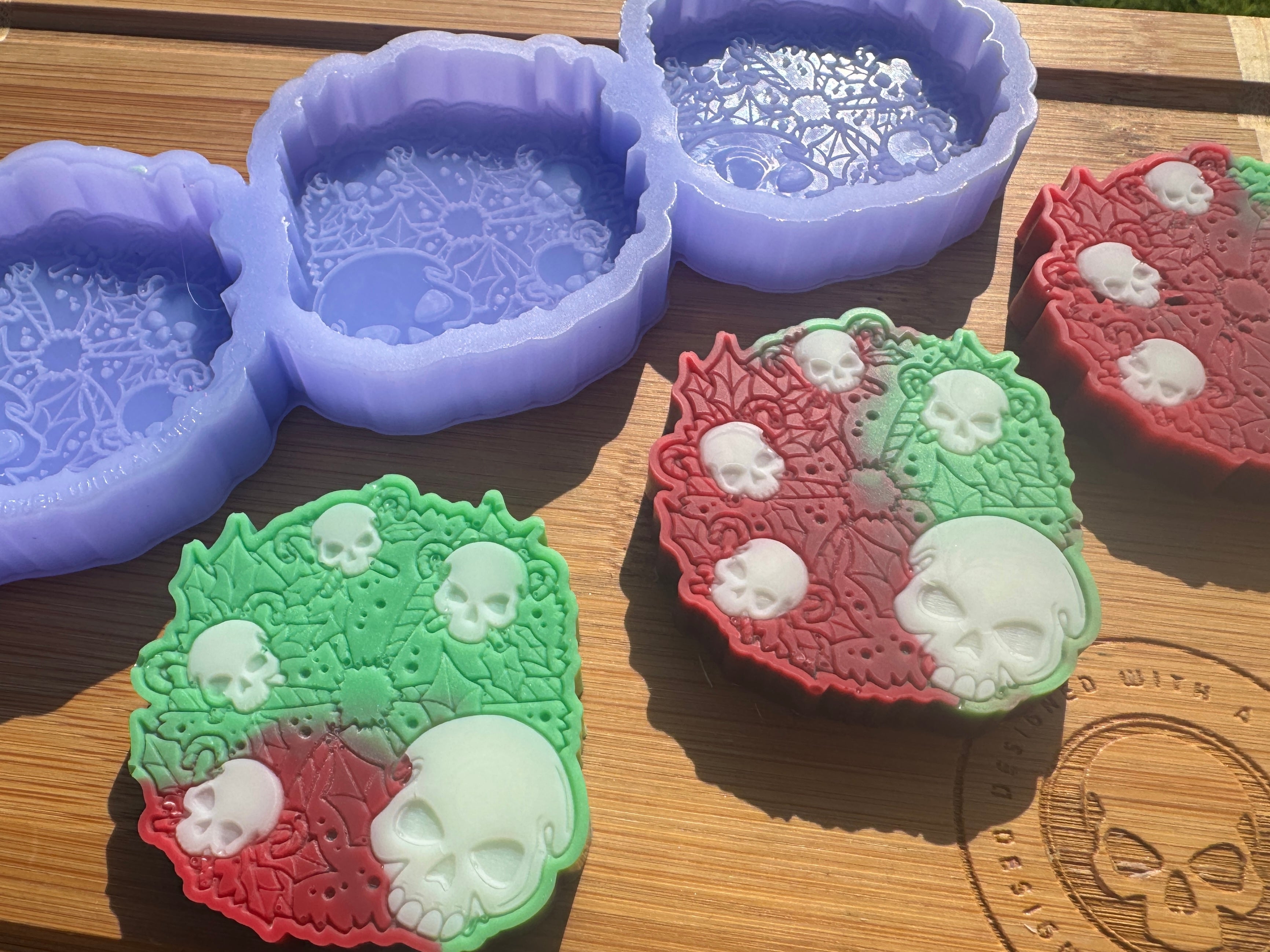 Creepmas Wreath Silicone Mold