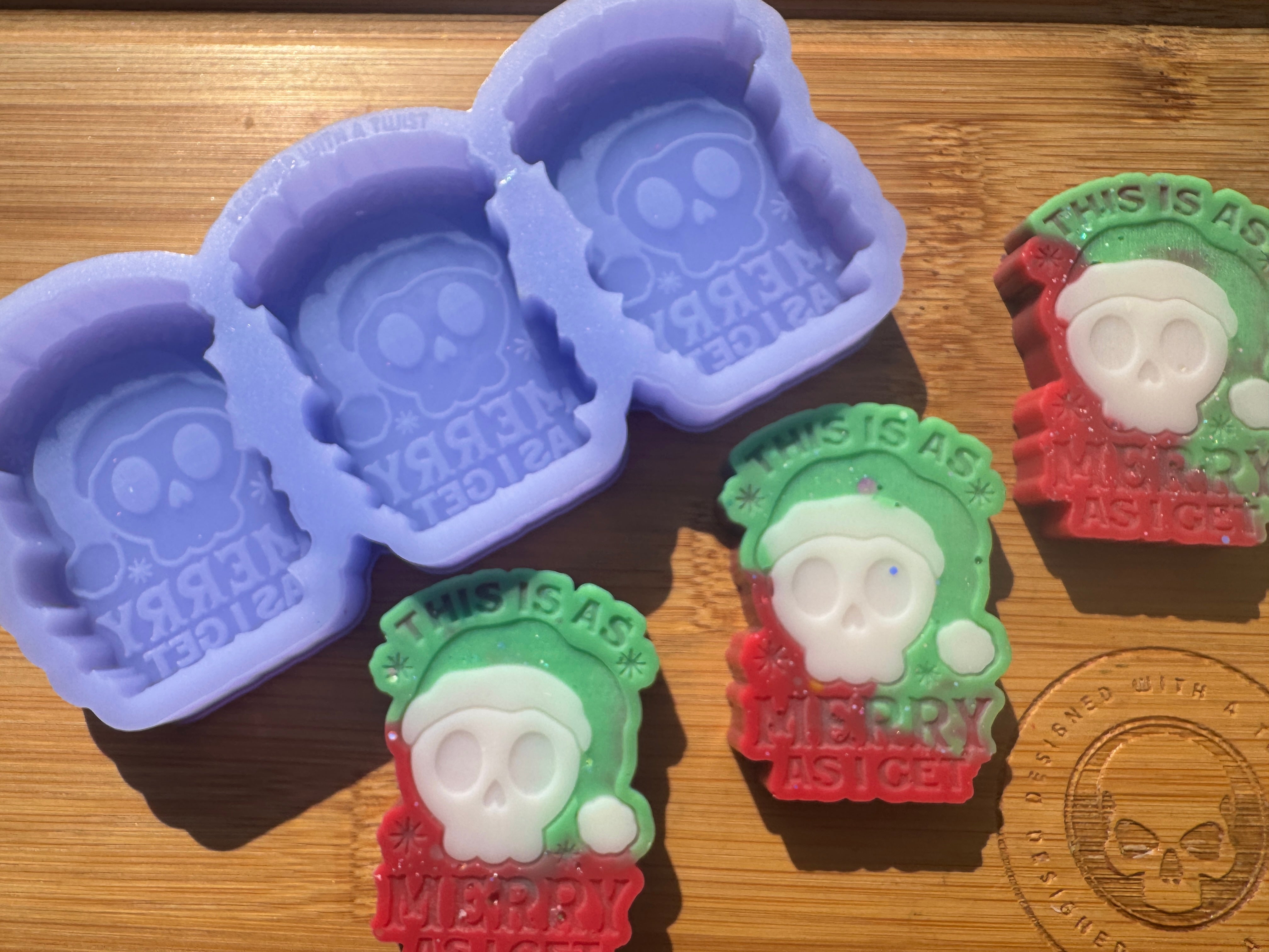 Merry As I Get Silicone Mold