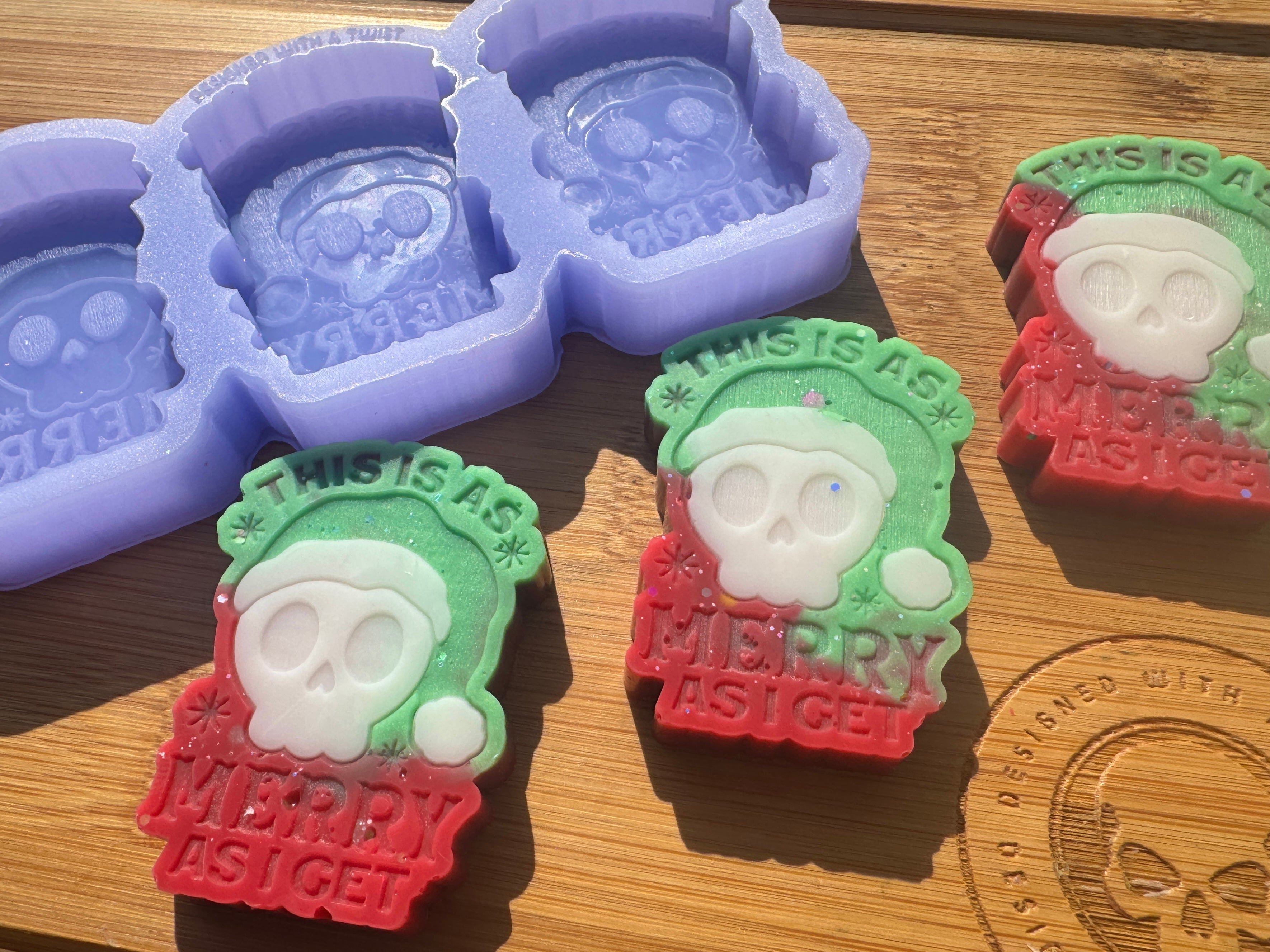 Merry As I Get Silicone Mold