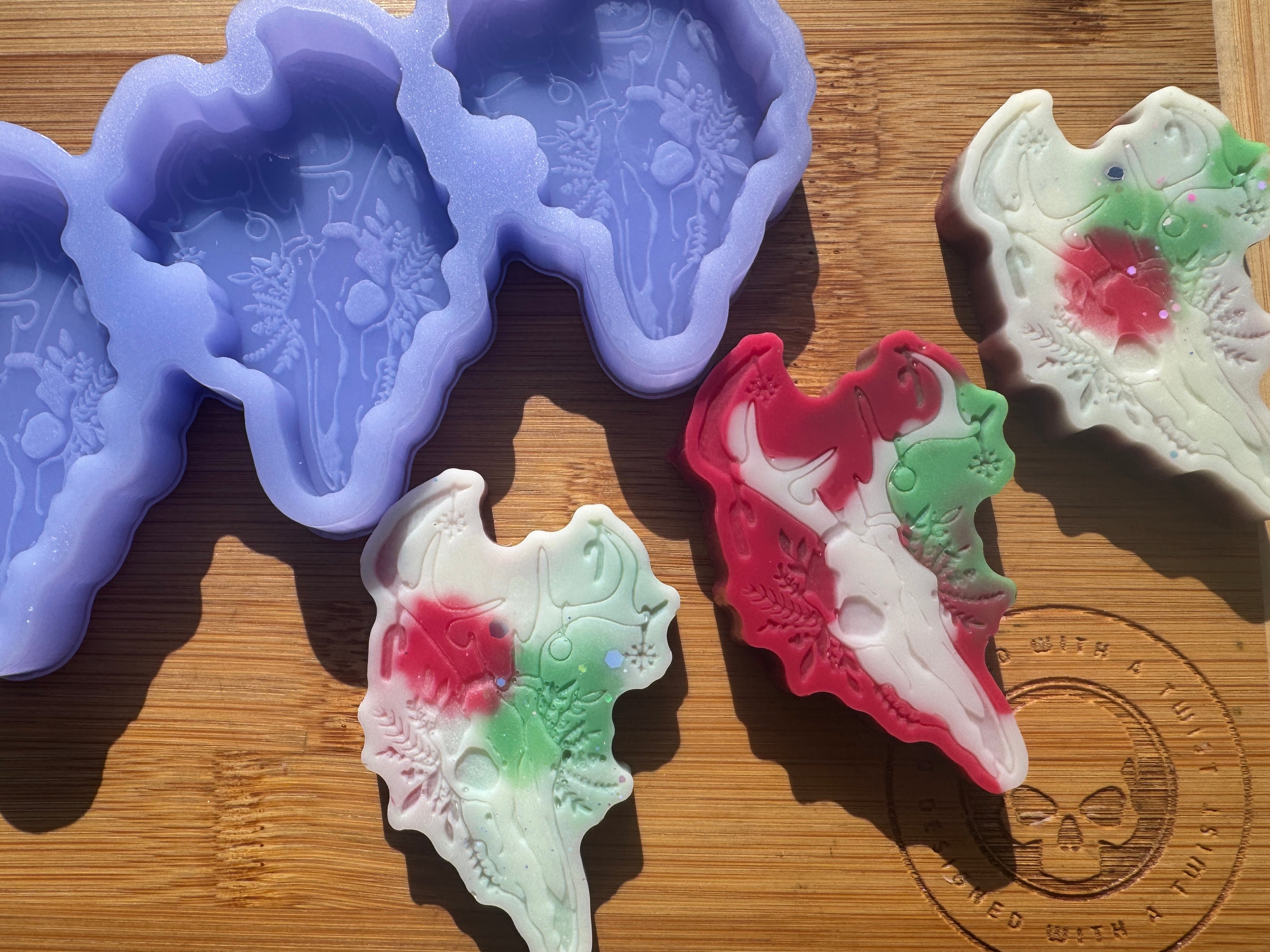 Creepmas Reindeer Skull Silicone Mold