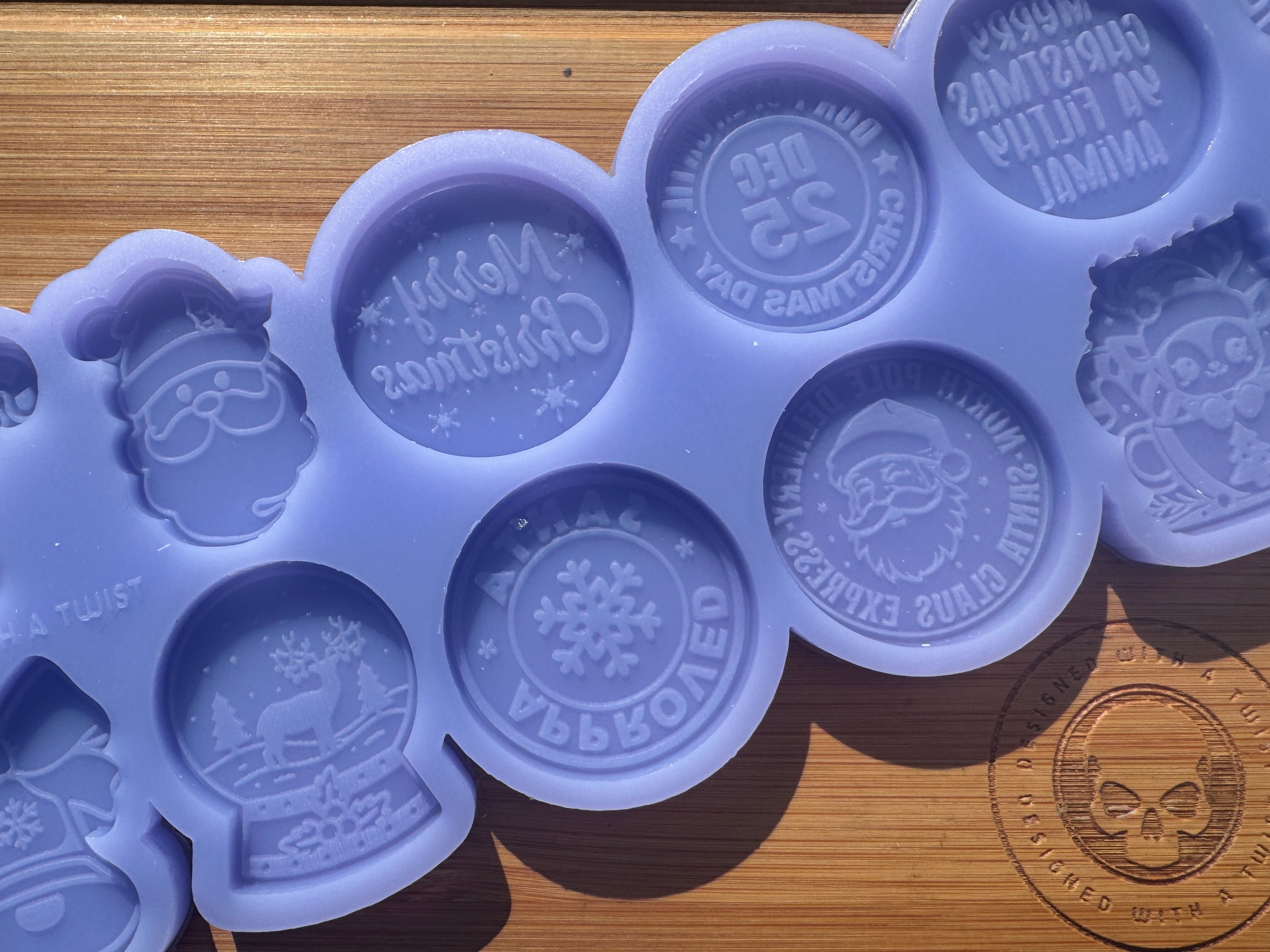 Cosy Christmas Topper Palette Silicone Mold