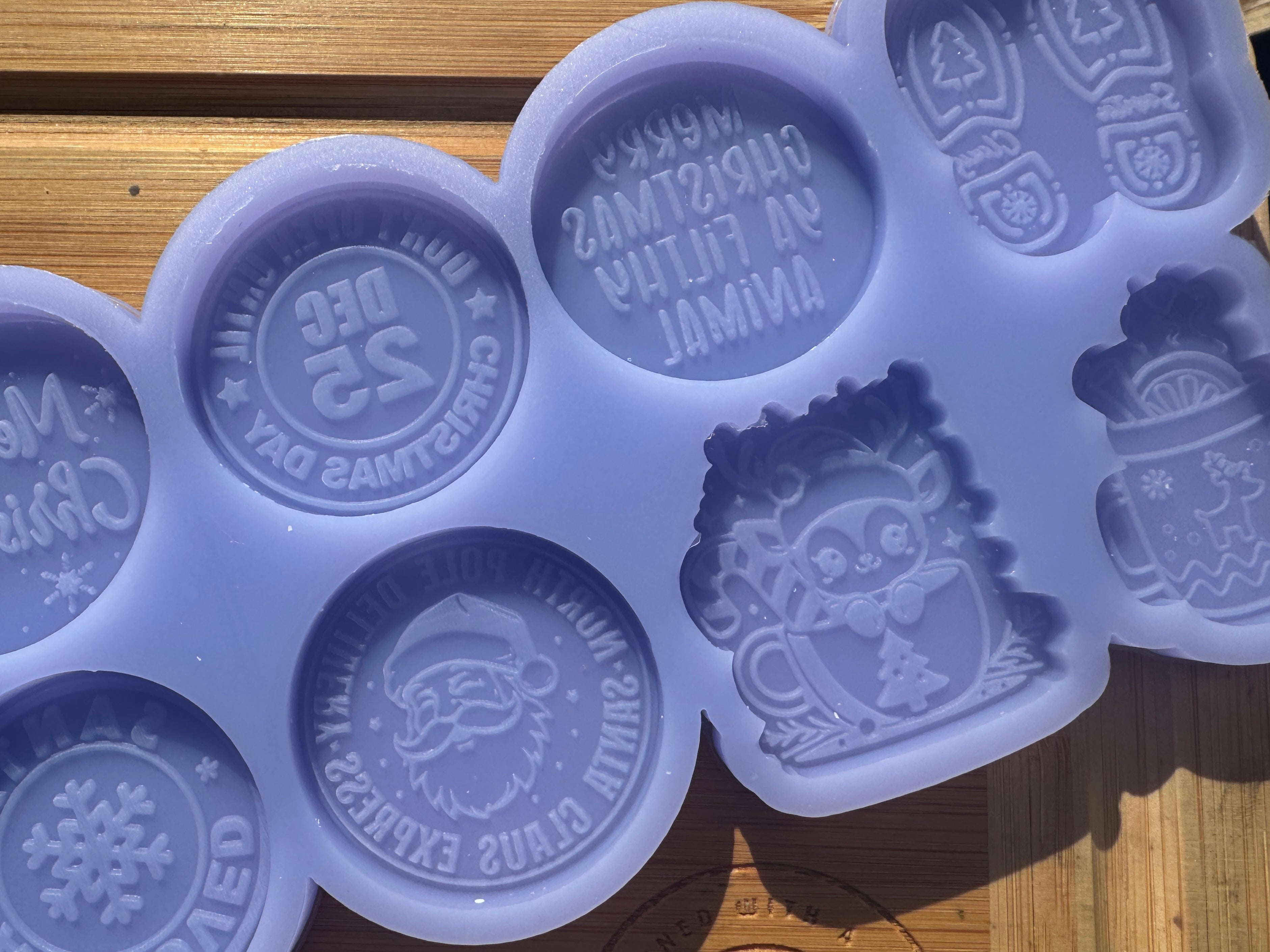 Cosy Christmas Topper Palette Silicone Mold