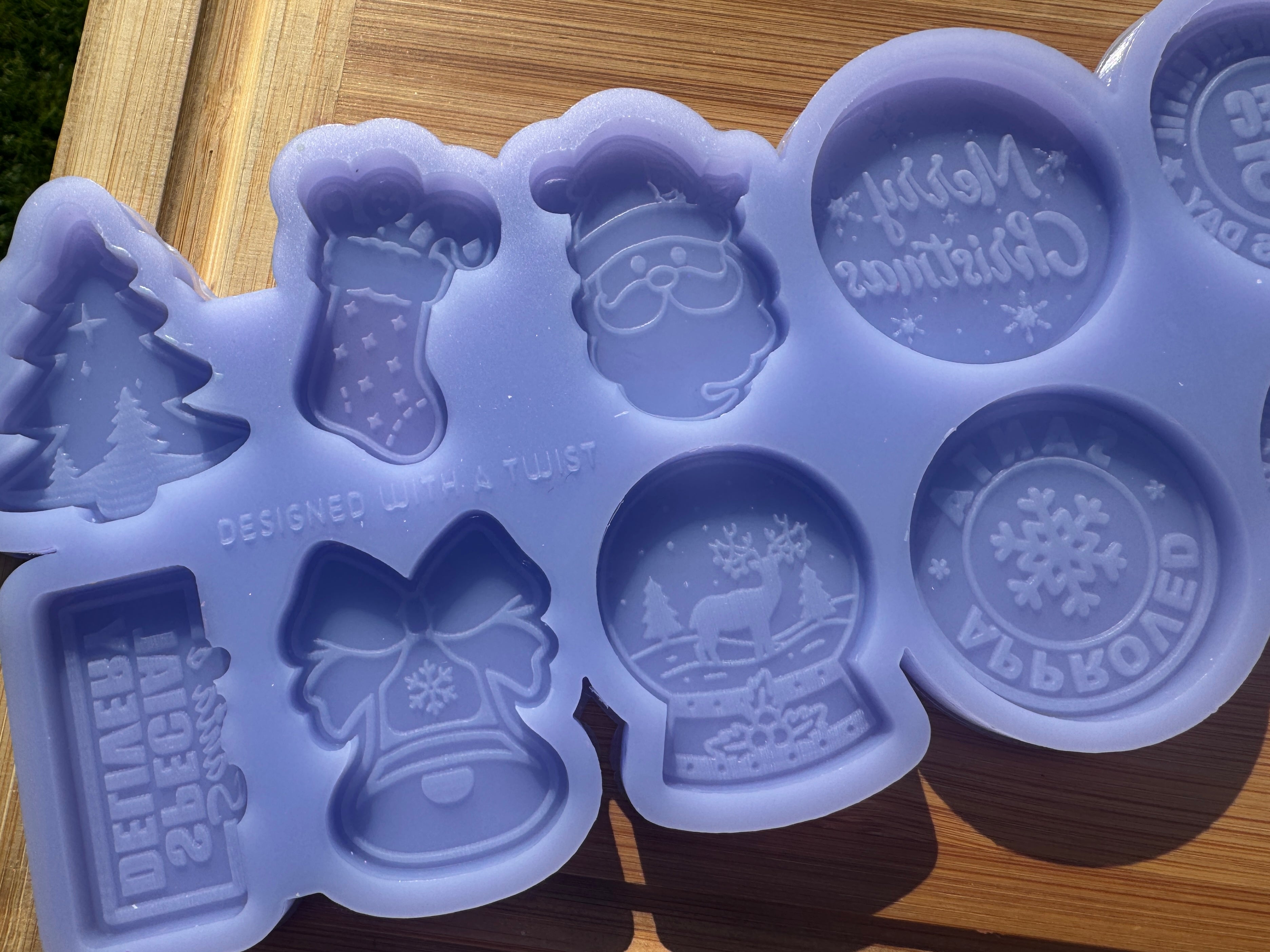 Cosy Christmas Topper Palette Silicone Mold