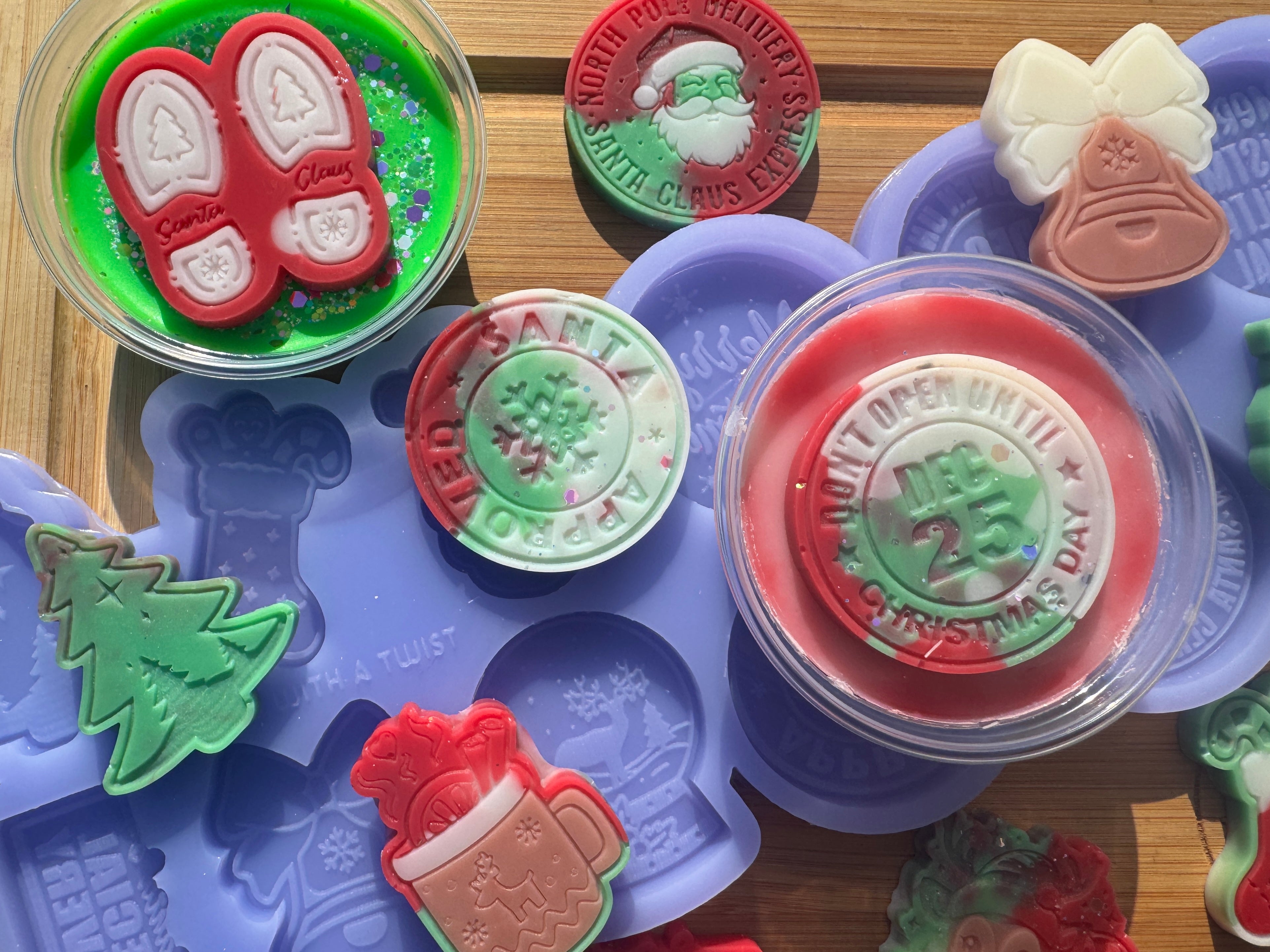 Cosy Christmas Topper Palette Silicone Mold