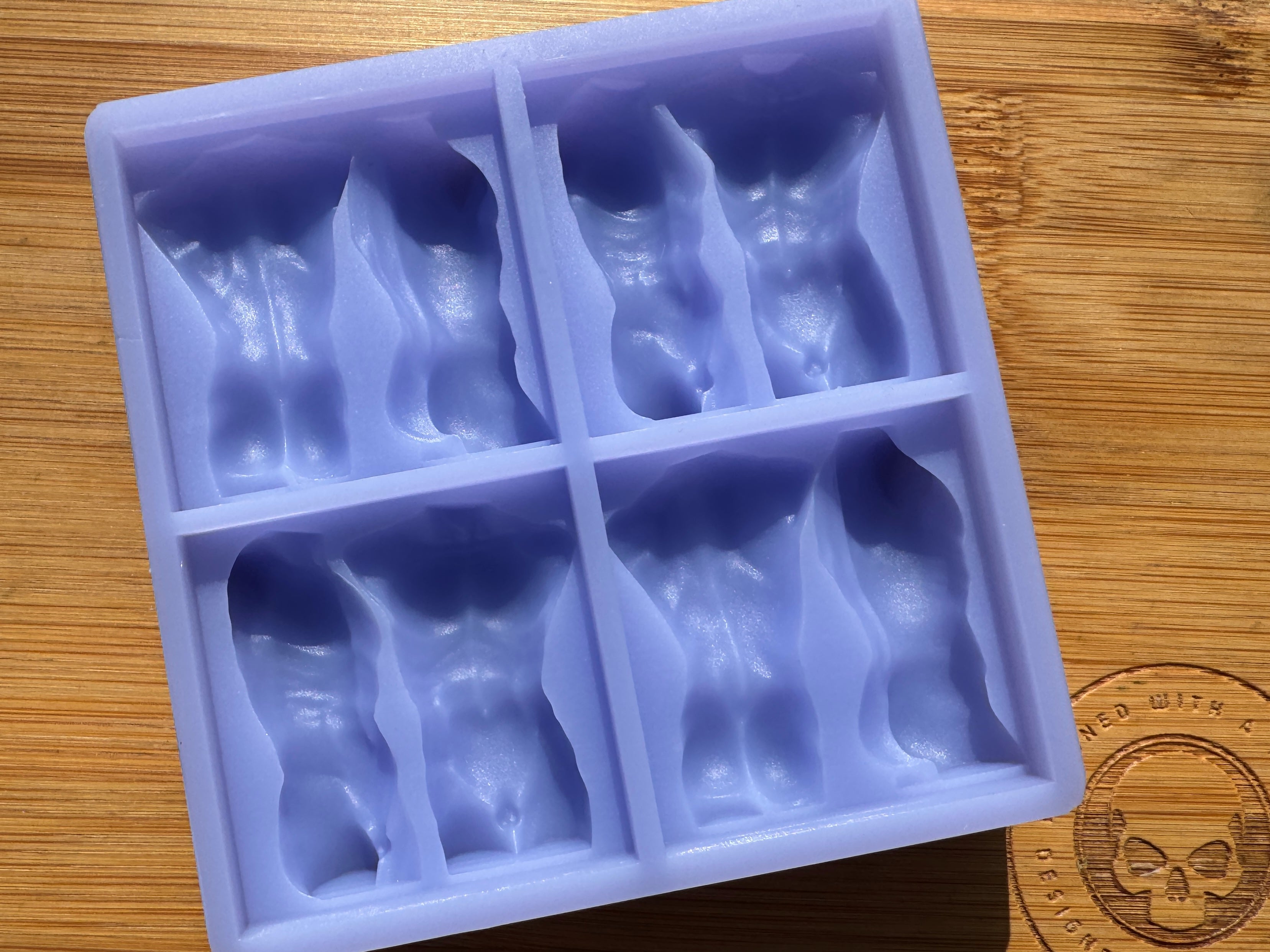 Turning Hercules Torso Mini Snapbar Silicone Mold