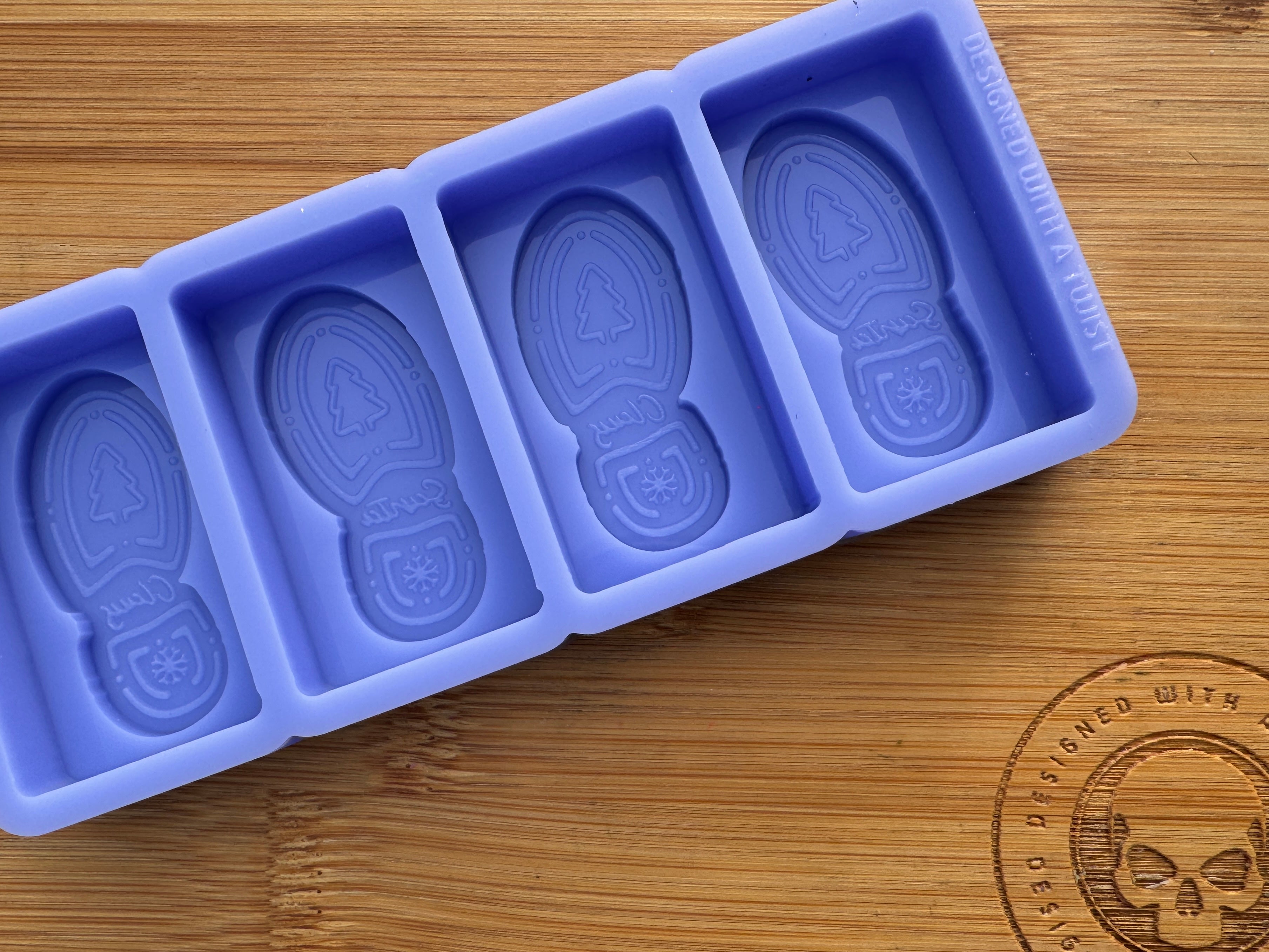 Santa's Footprint Silicone Mold - HoBa Edition
