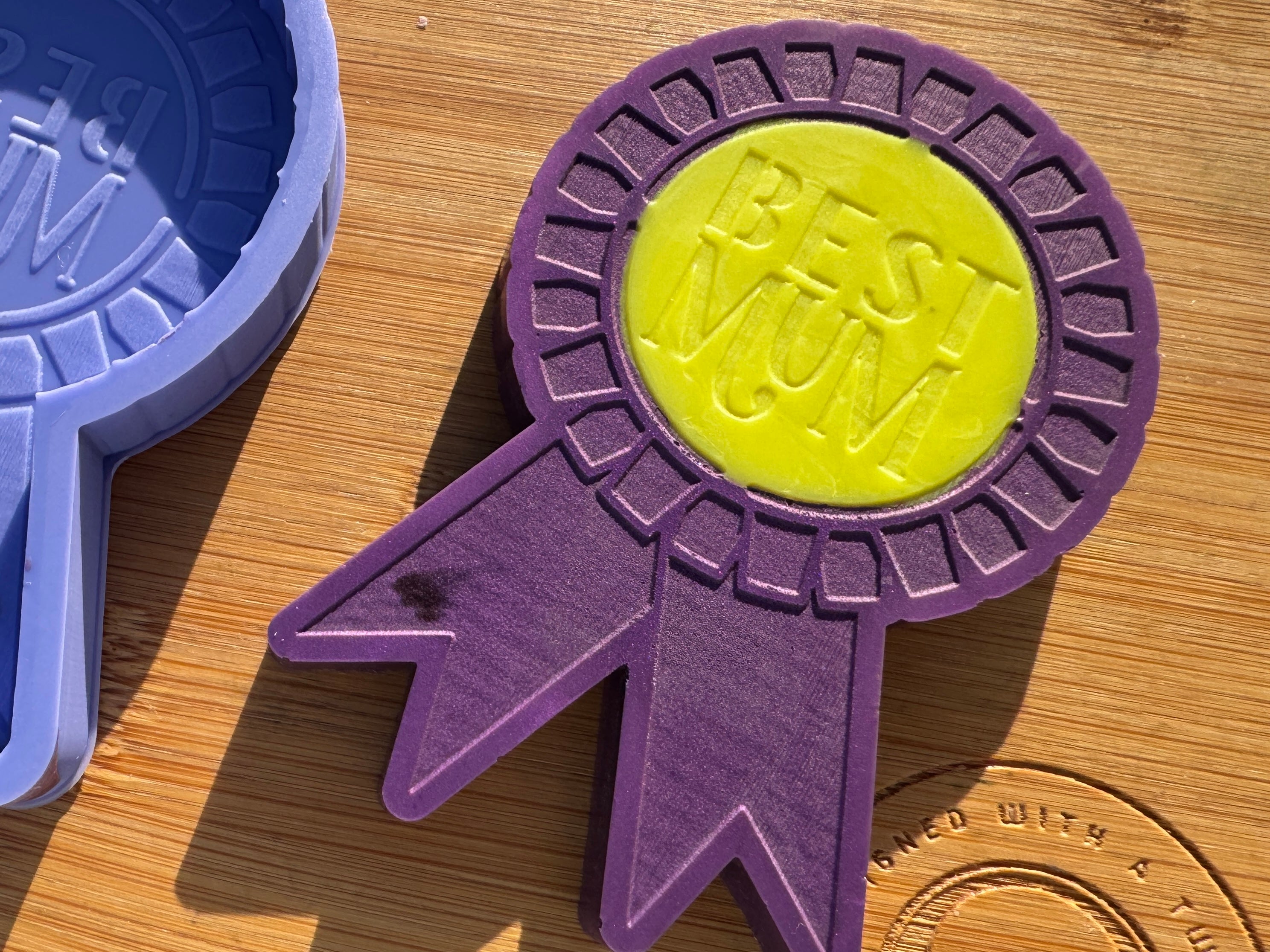 Large Best Mum Rosette Silicone Mold