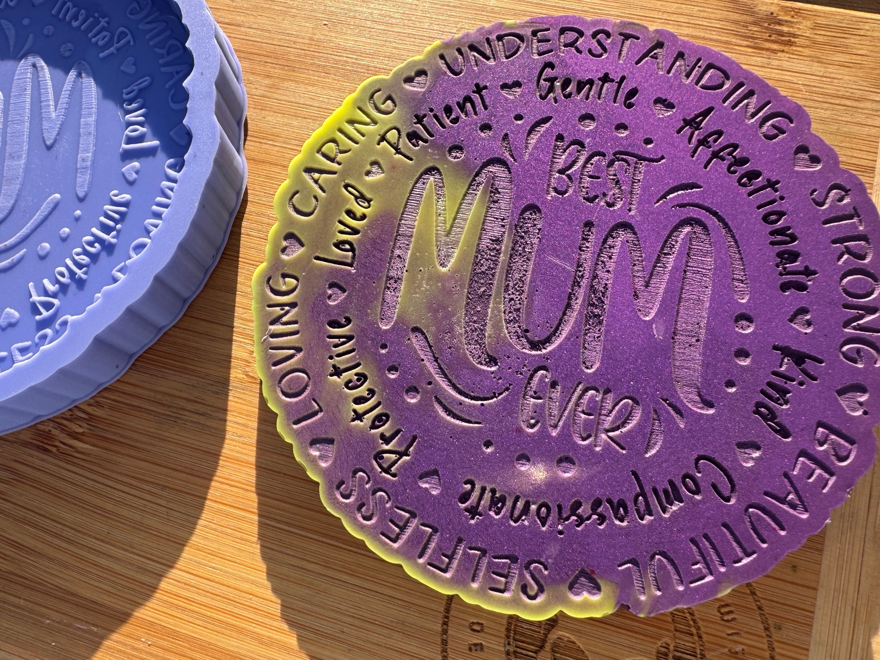 Large Best Mum Ever Silicone Mold