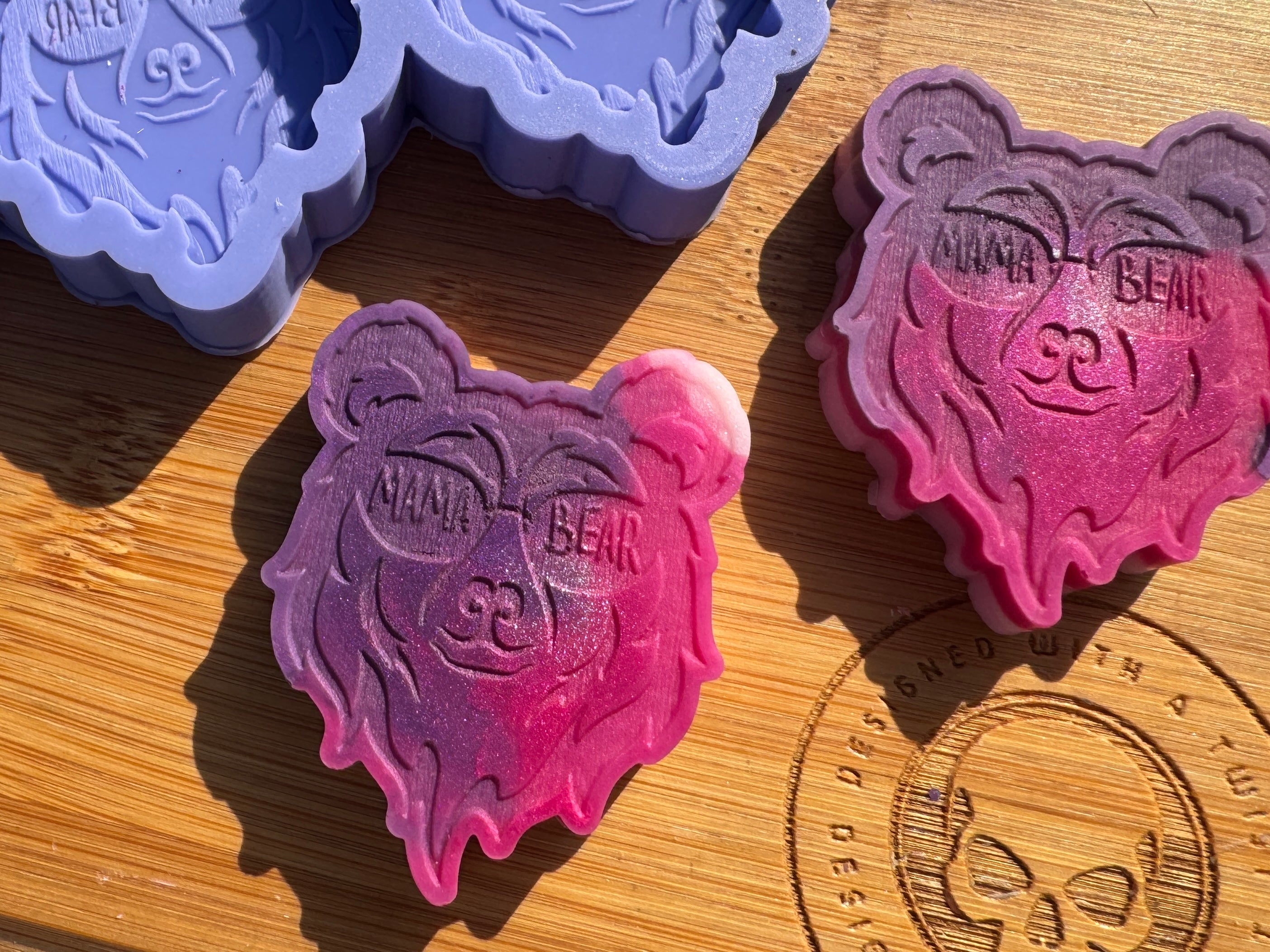 Mama Bear Silicone Mold Trio